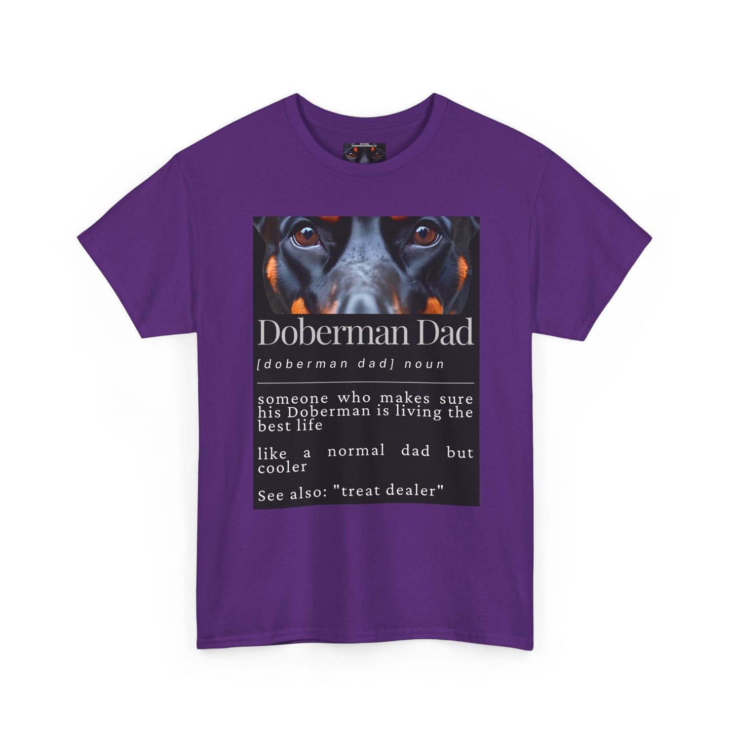 Doberman Dad S1 Private Lable Unisex Heavy Cotton Tee