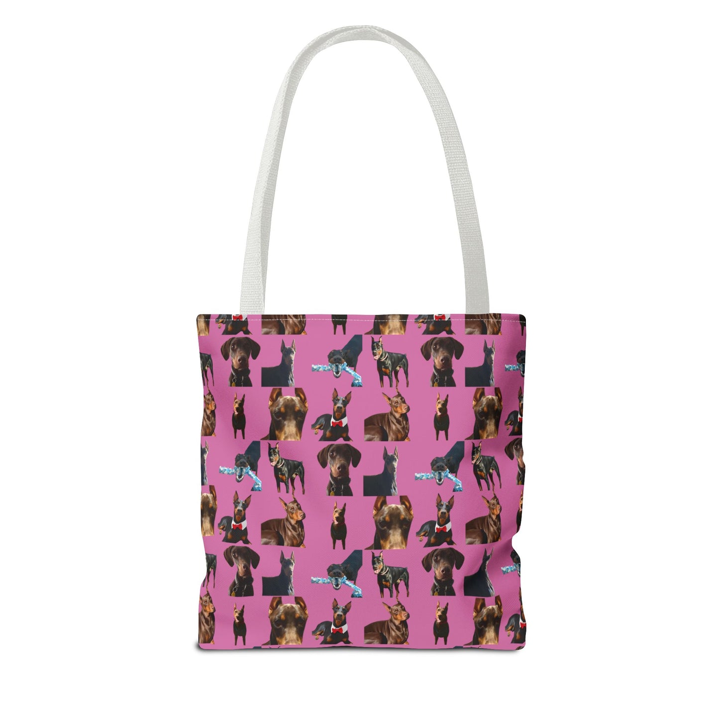 Edition 1 Doberman Model Pattern Pink Tote Bag