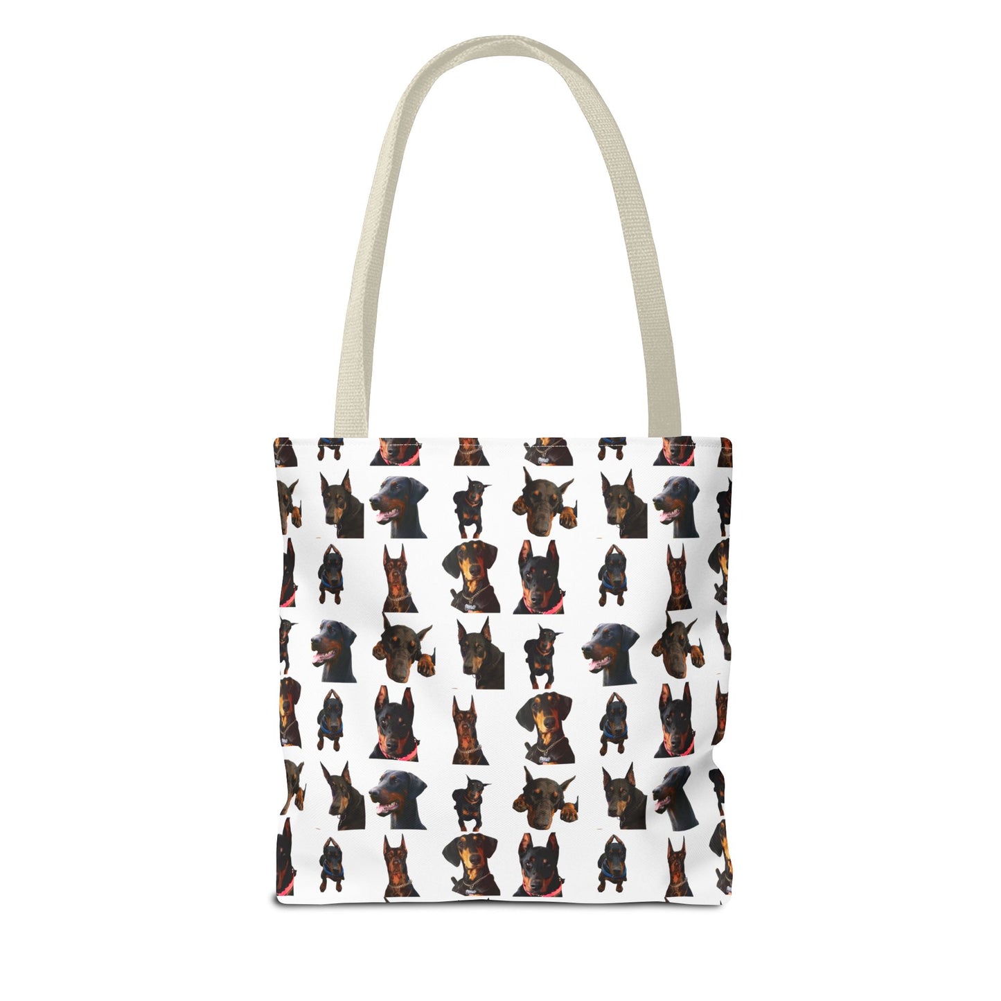 Edition 2 Doberman Model Pattern White Tote Bag