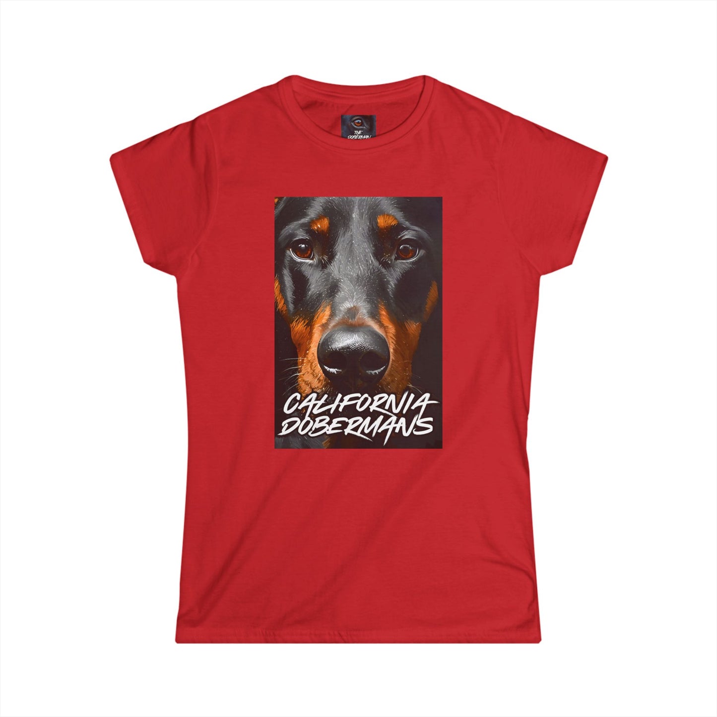 Doberman California 1 Women's Softstyle Tee