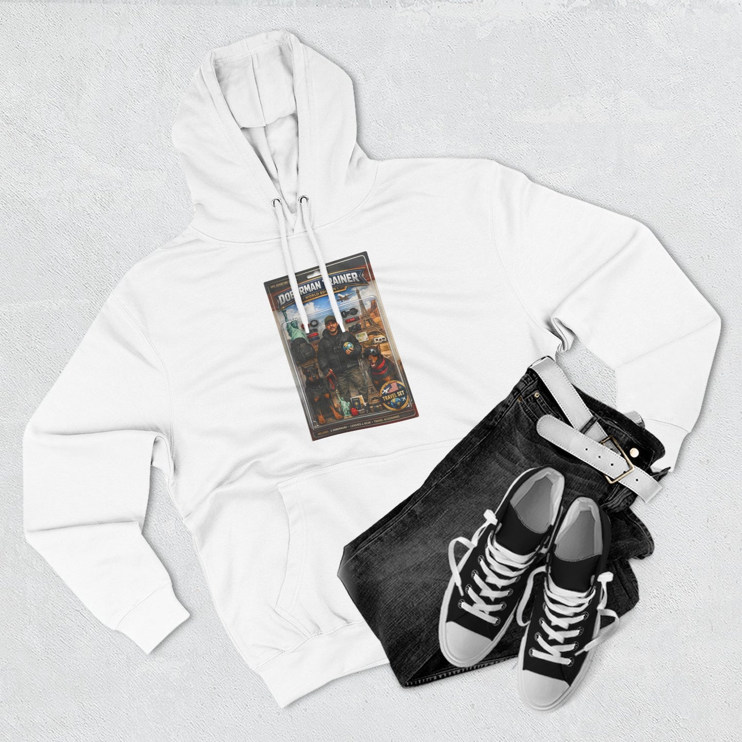 Custom Three-Panel Fleece Hoodie