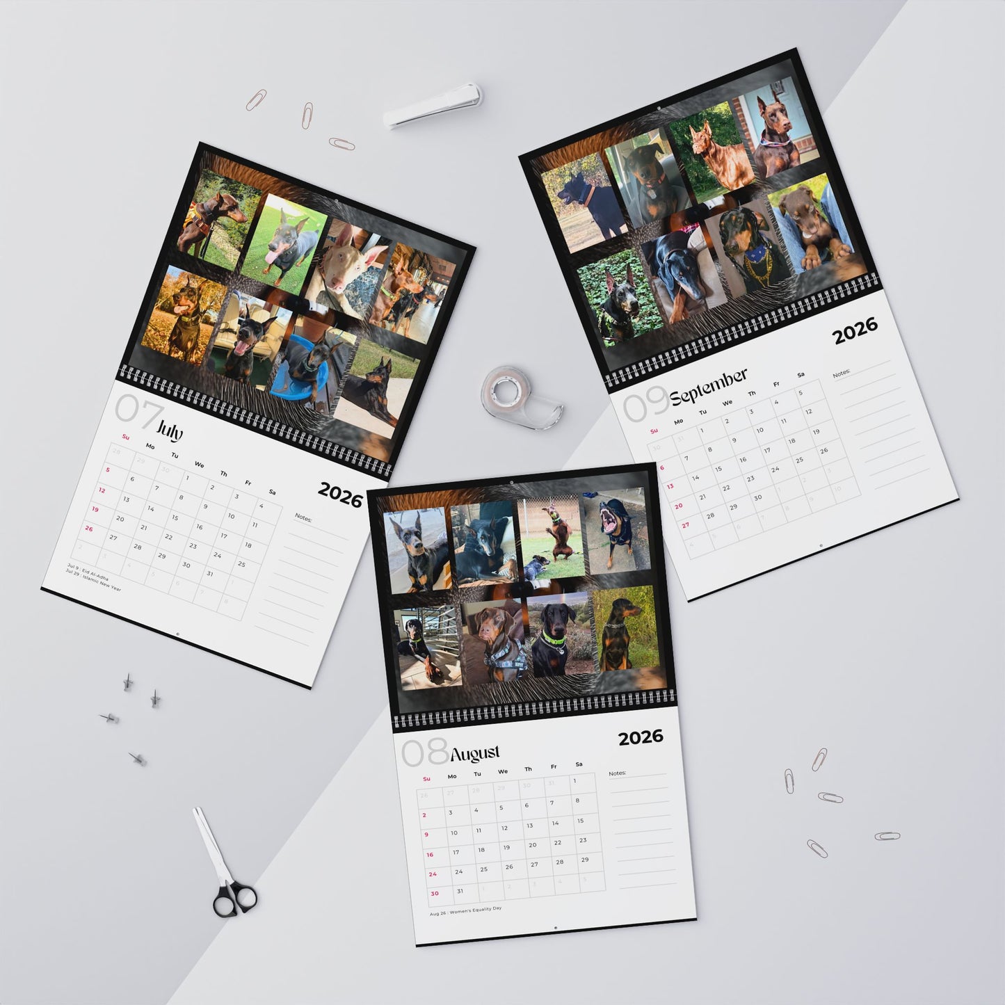 Edition 4 2026 Doberman Calendars