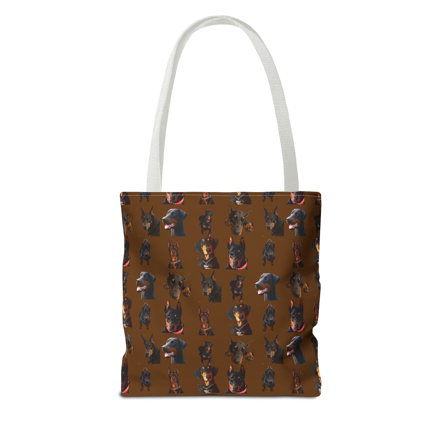 Edition 2 Doberman Model Pattern Brown Tote Bag