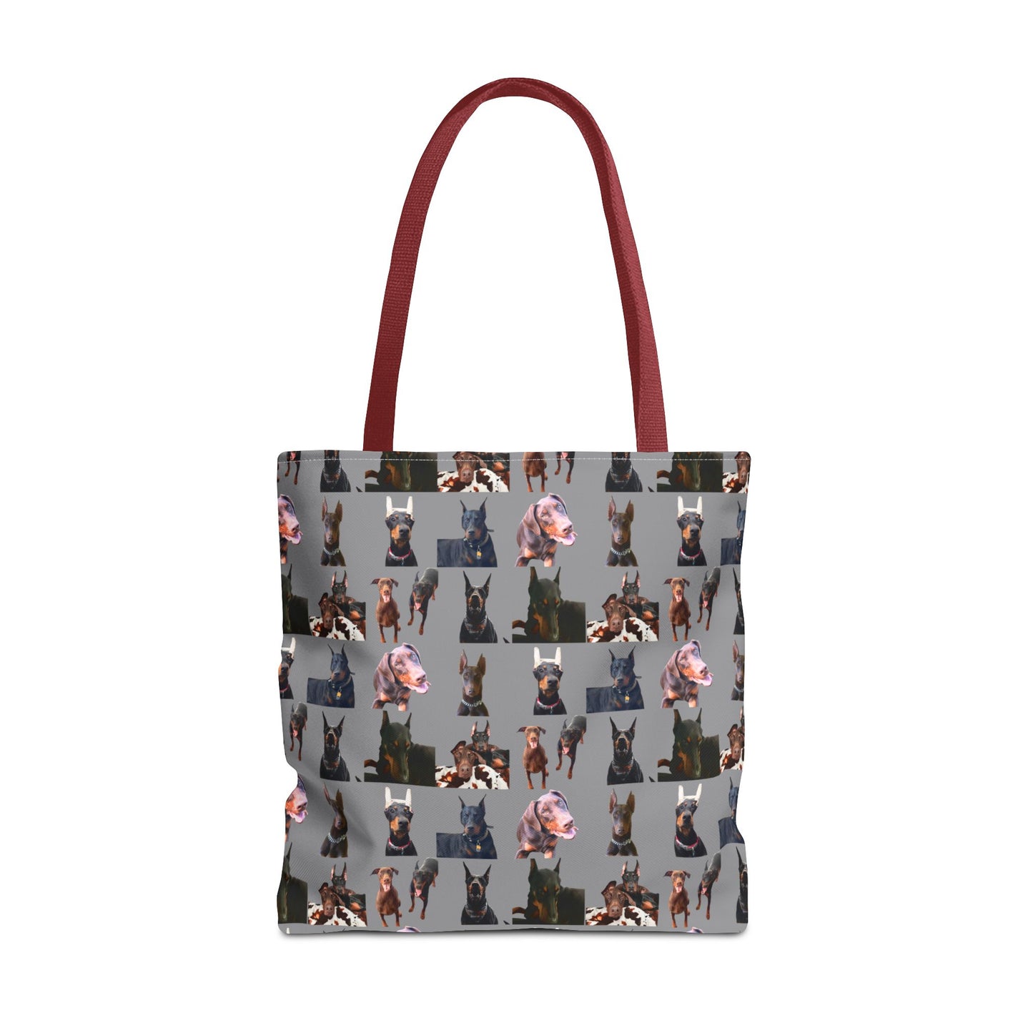 Edition 10 Doberman Model Pattern Gray Tote Bag