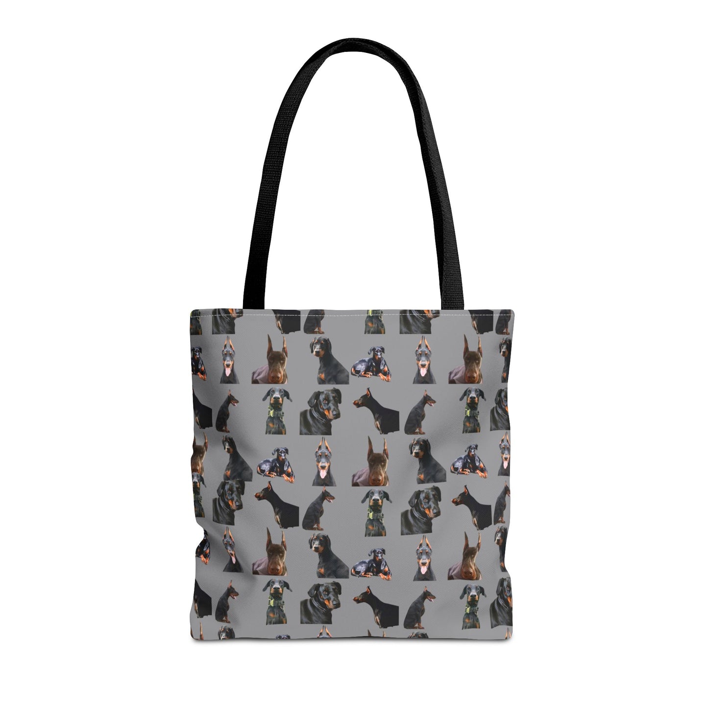 Edition 6 Doberman Model Pattern Gray Tote Bag