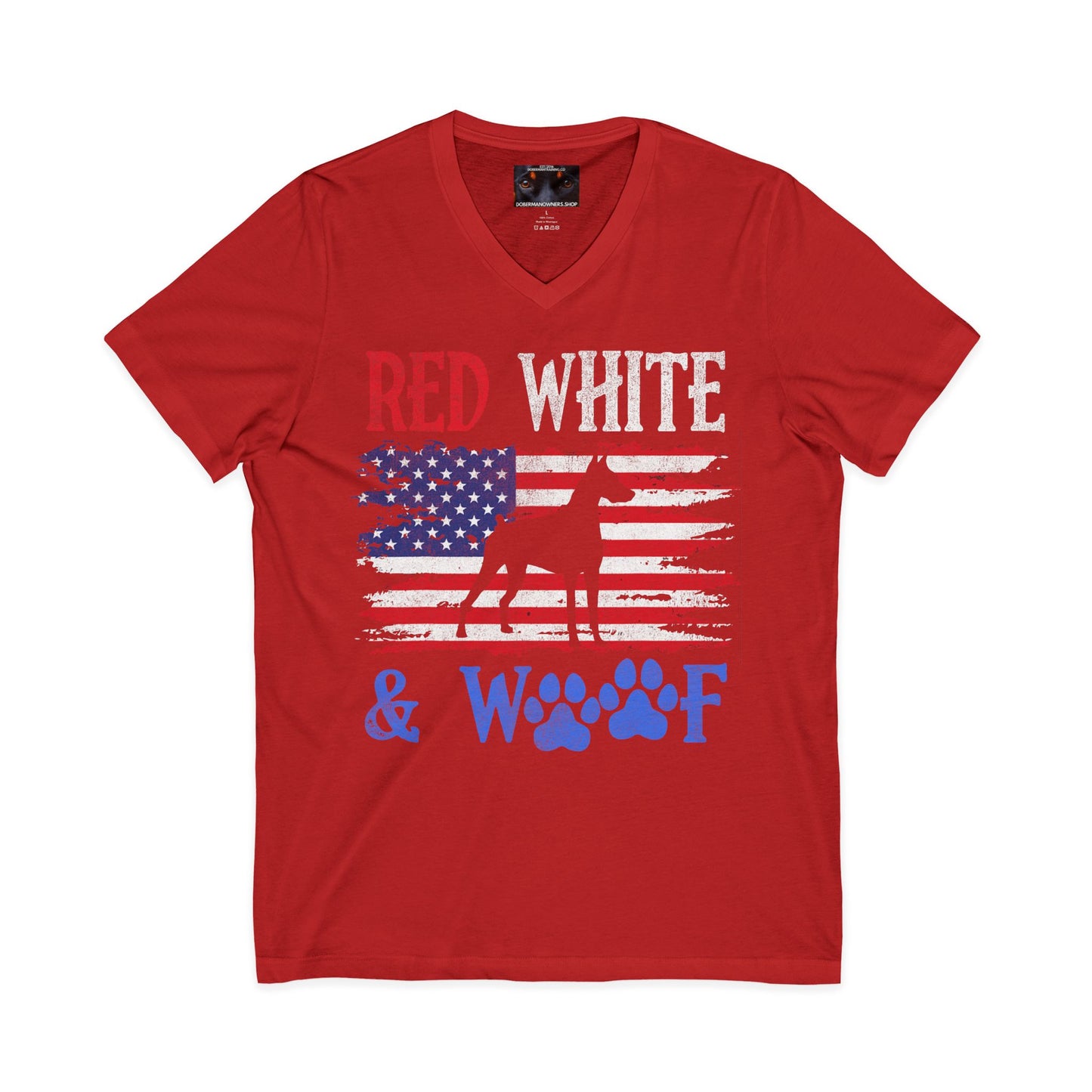 Patriot 5 Private Label Unisex Jersey Short Sleeve V-Neck Tee