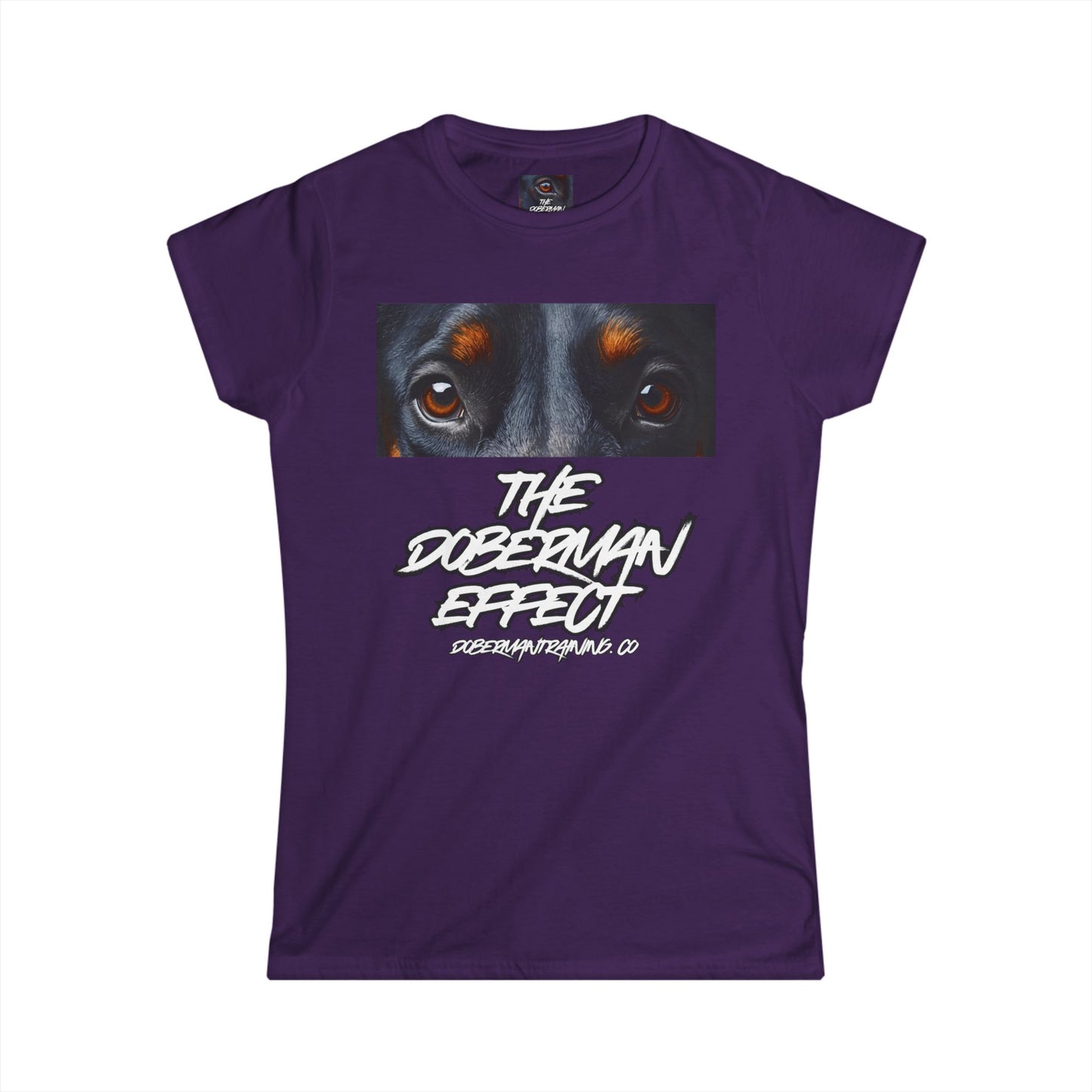 Doberman effect 2 Women's Softstyle Tee