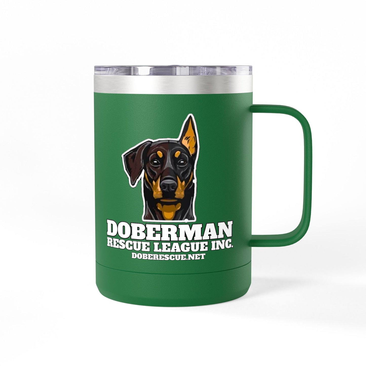 Doberman Rescue League 15oz Insulated Coffee Tumbler