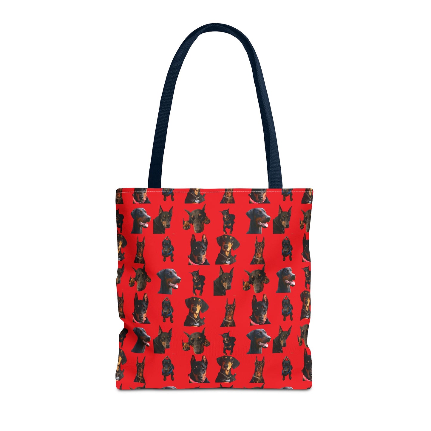 Edition 2 Doberman Model Pattern Red Tote Bag