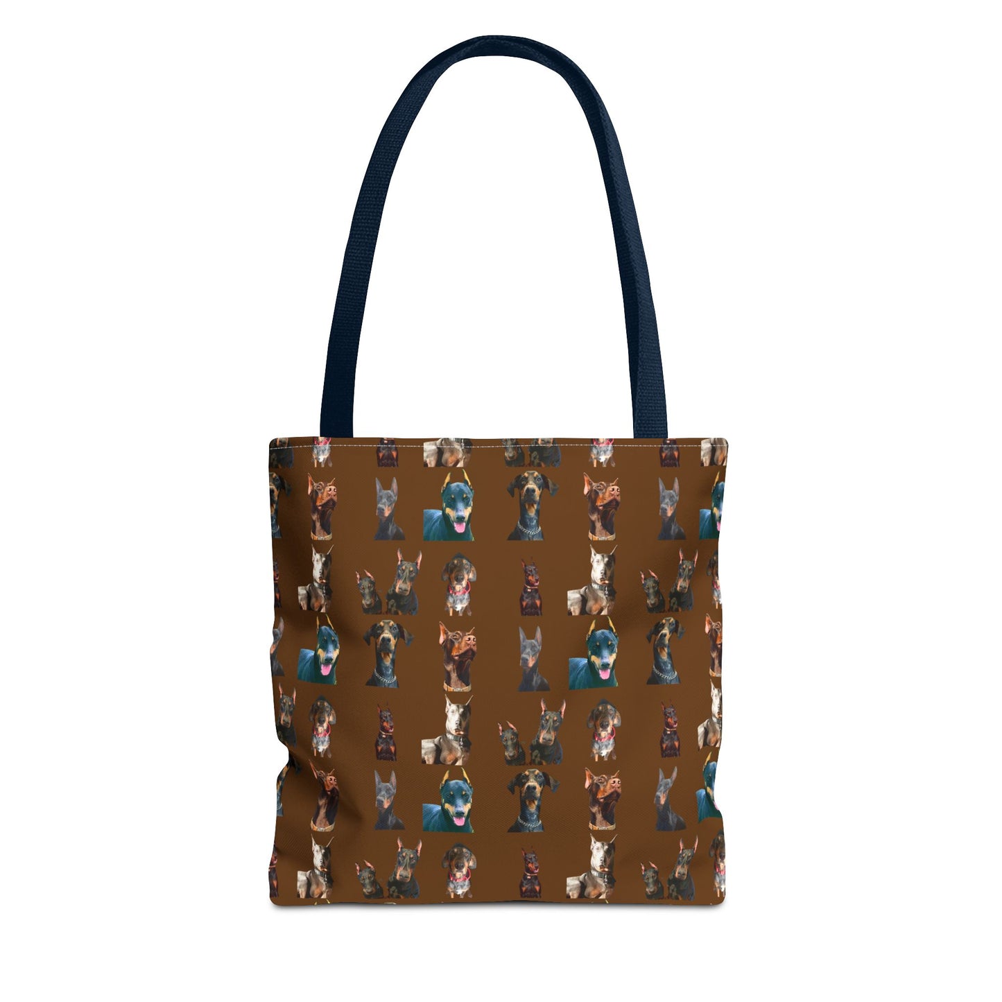 Edition 4 Doberman Model Pattern Brown Tote Bag