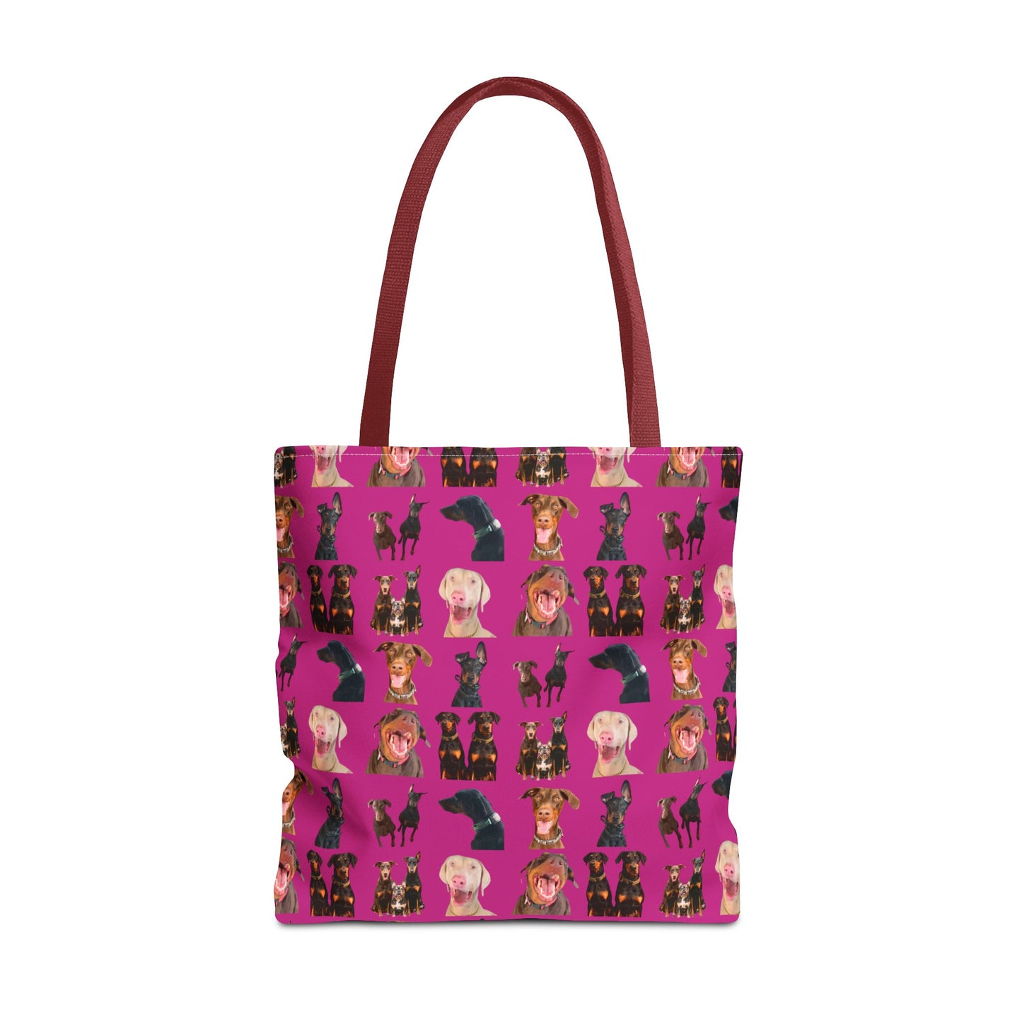 Edition 9 Doberman Model Pattern Pink Tote Bag