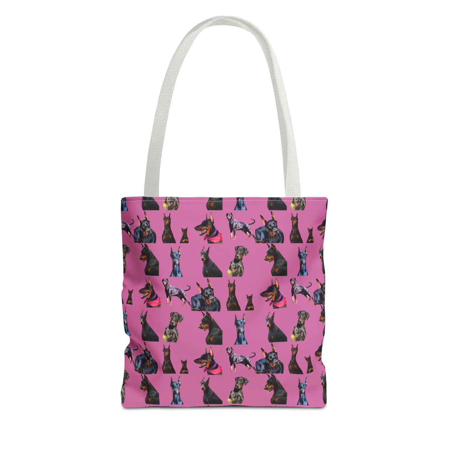Edition 7 Doberman Model Pattern Light Pink Tote Bag