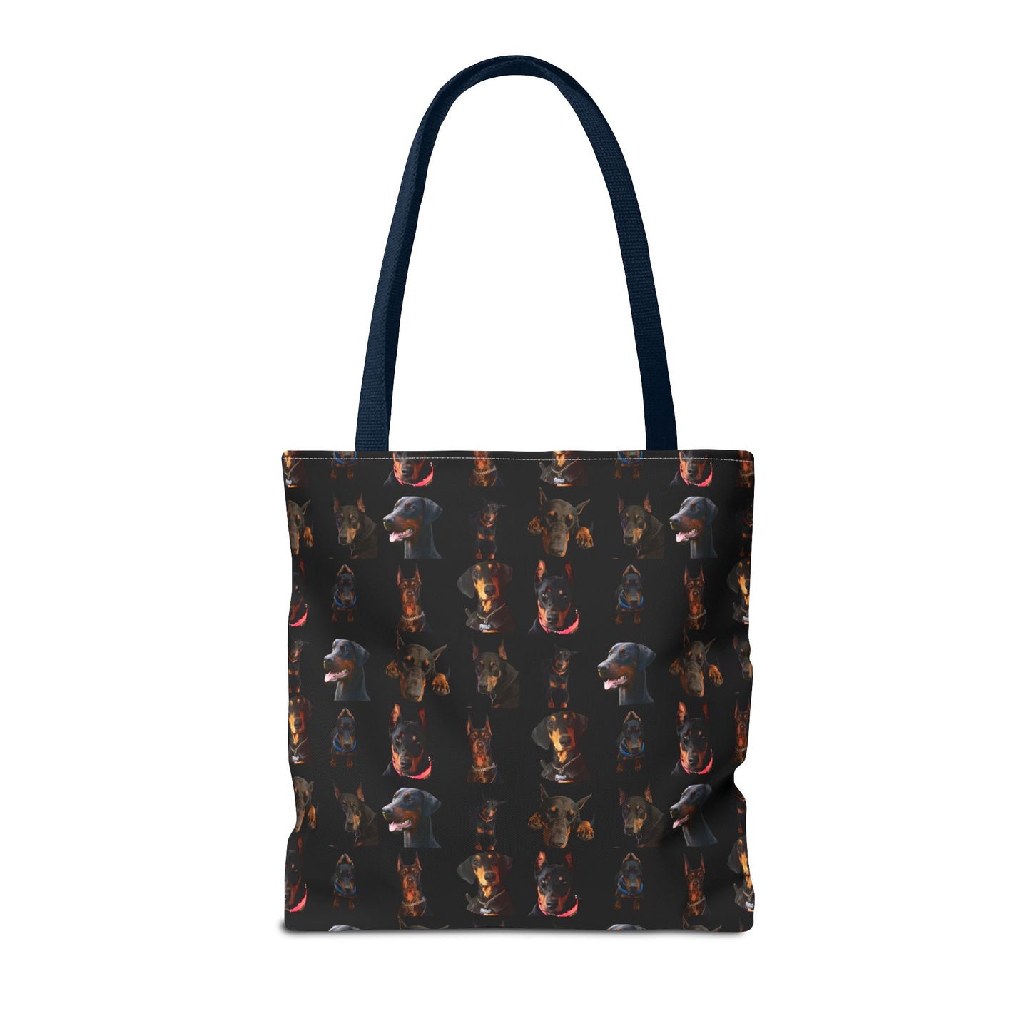 Edition 2 Doberman Model Pattern Black Tote Bag