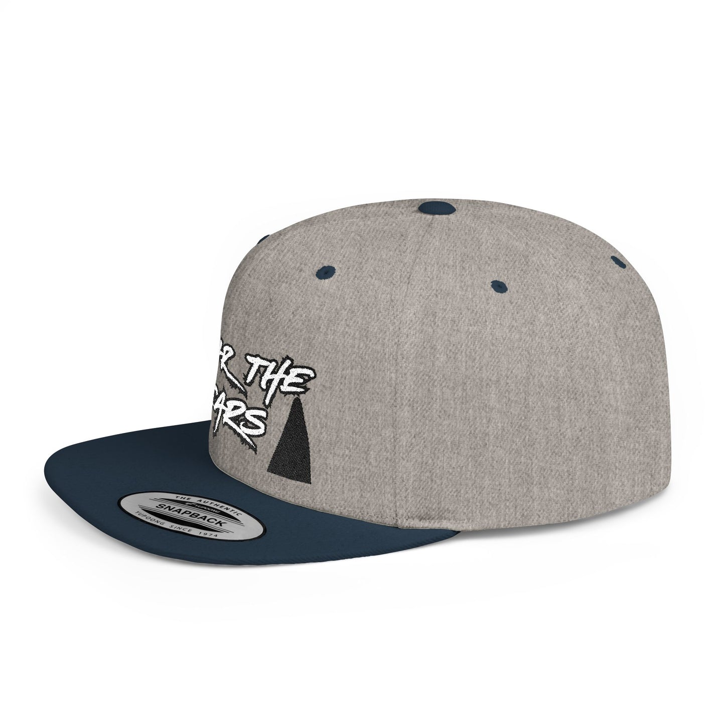 Ears 2 Embroidered Flat Bill Snapback