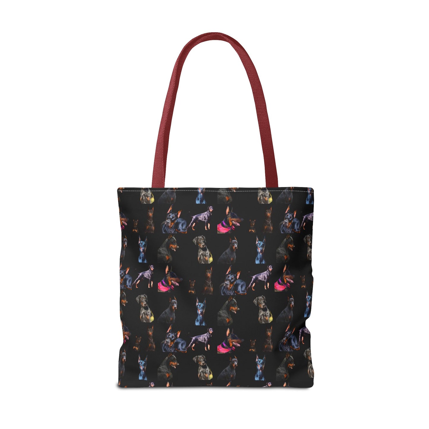 Edition 7 Doberman Model Pattern Black Tote Bag
