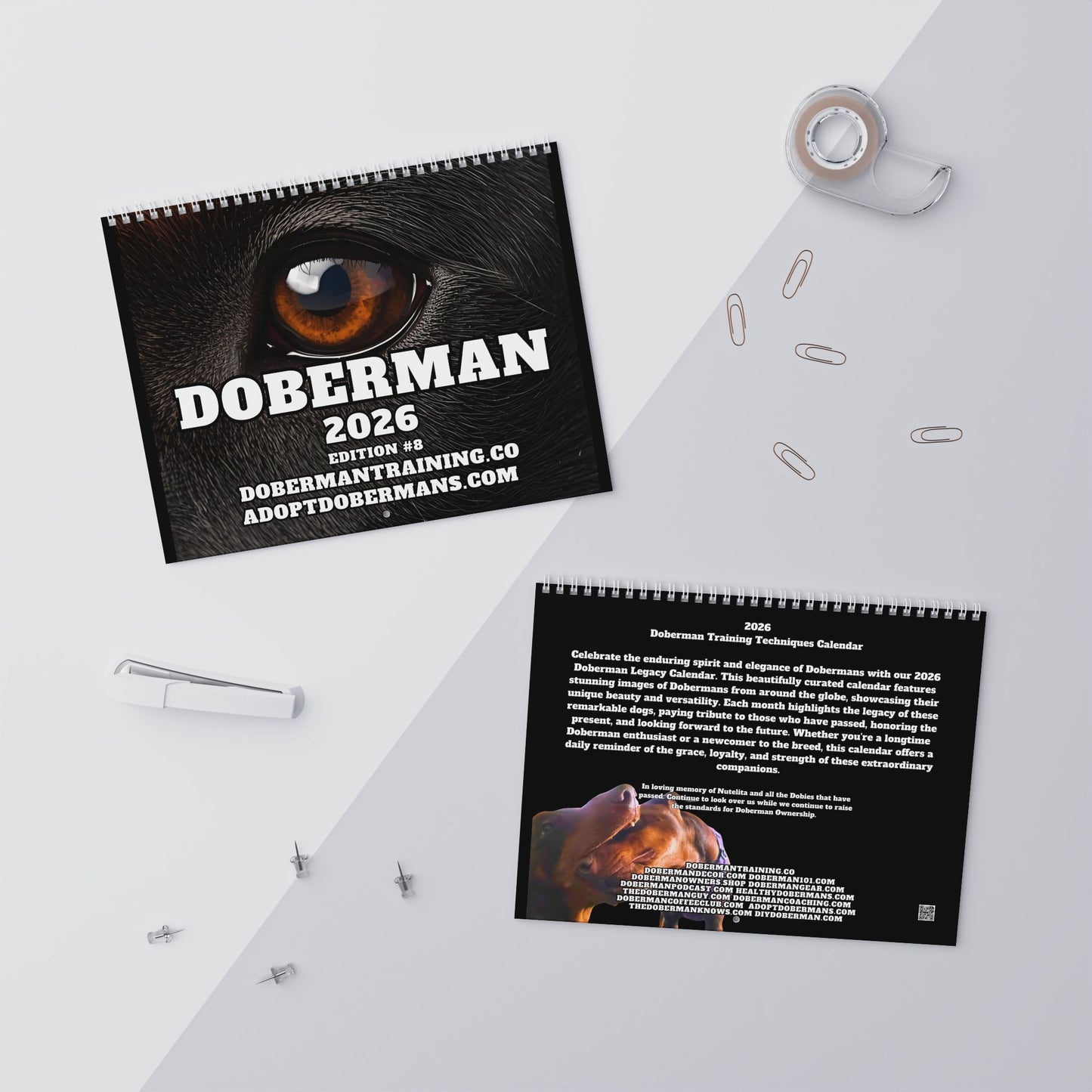 Edition 8 2026 Doberman Calendars