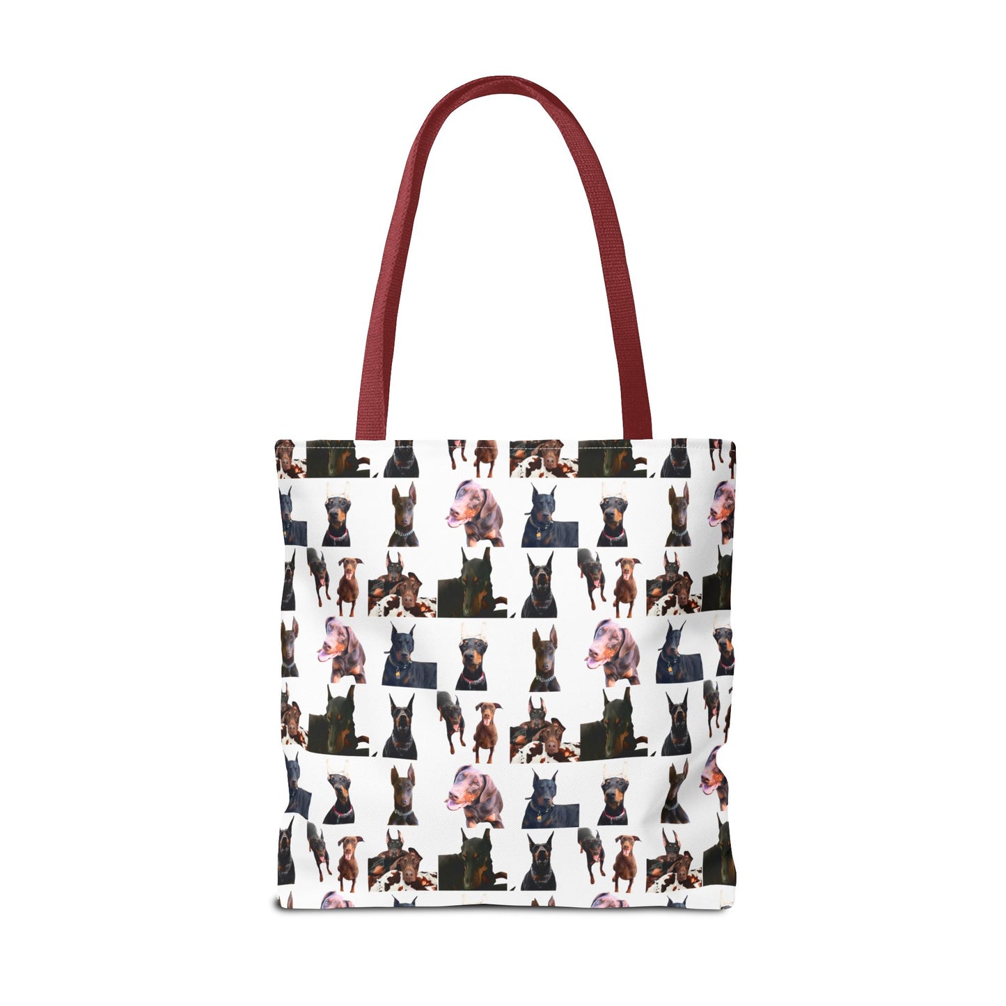 Edition 10 Doberman Model Pattern White Tote Bag