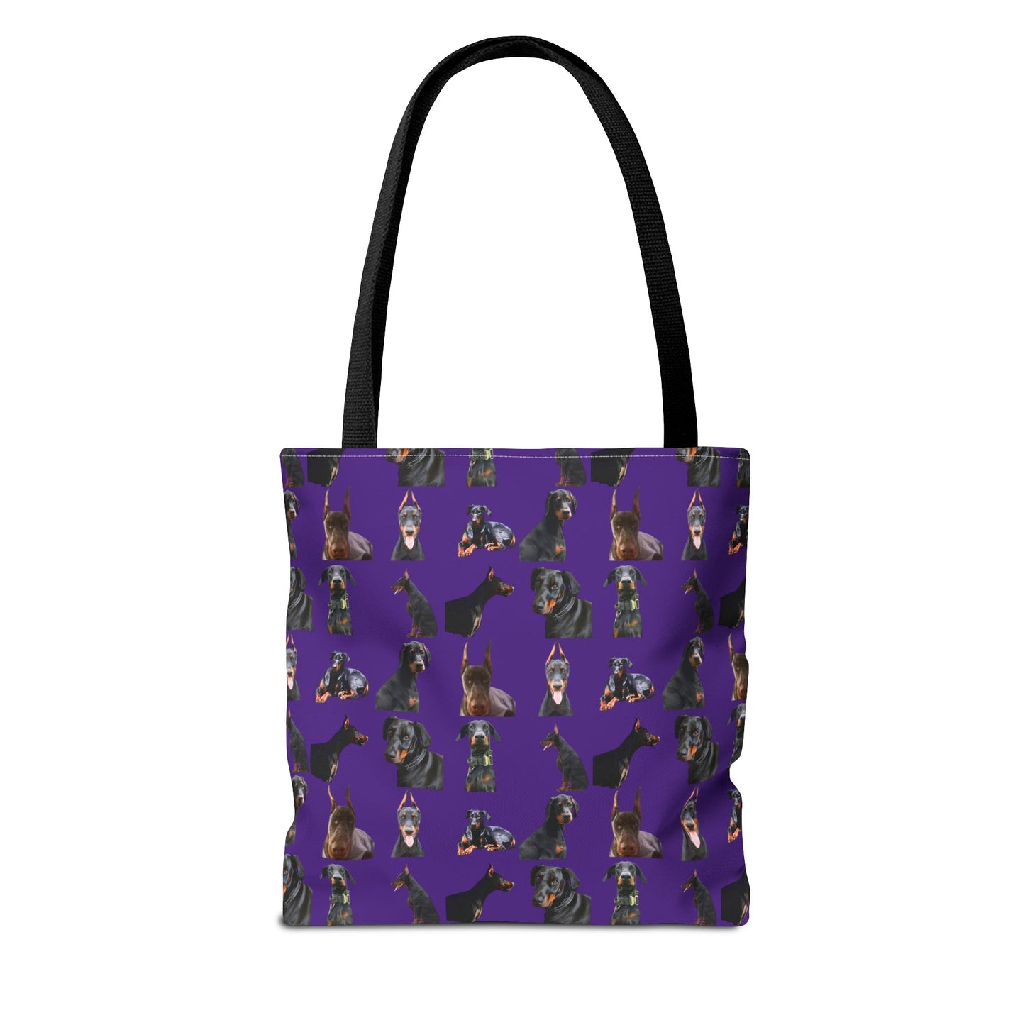 Edition 6 Doberman Model Pattern Purple Tote Bag