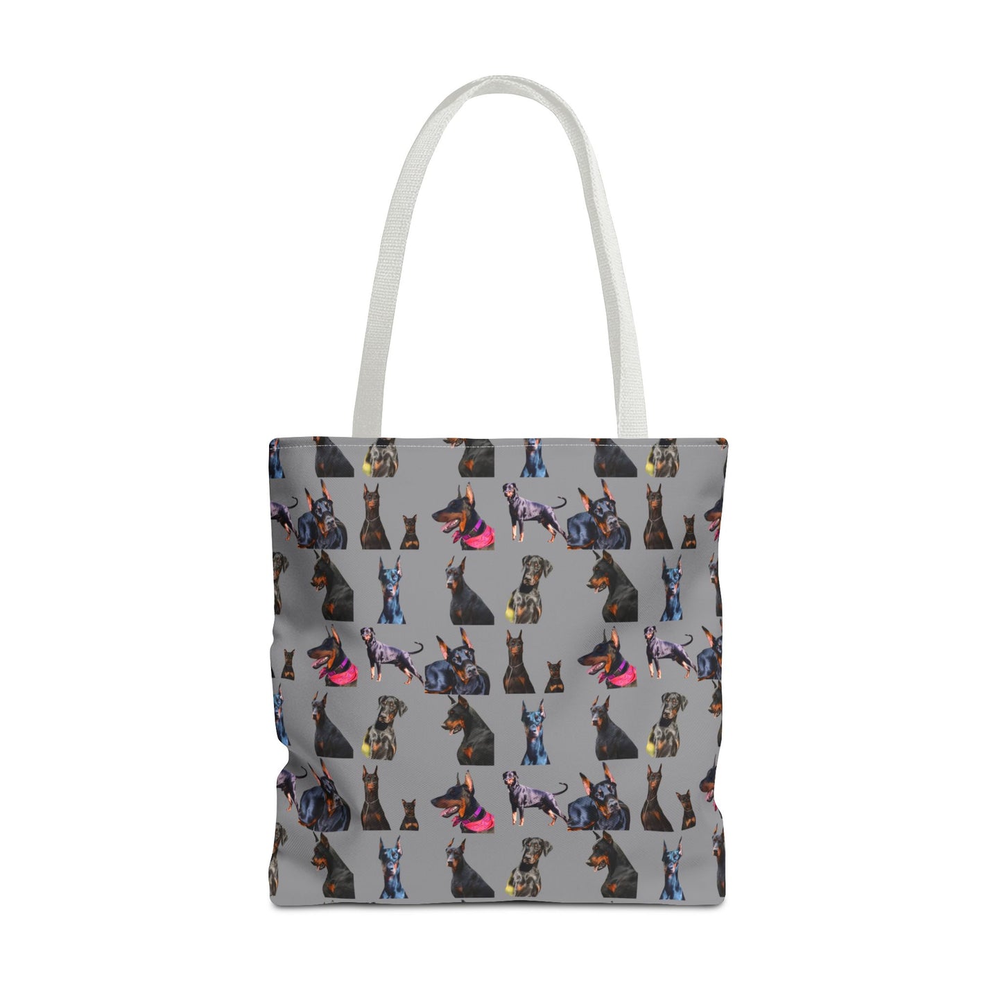 Edition 7 Doberman Model Pattern Gray Tote Bag
