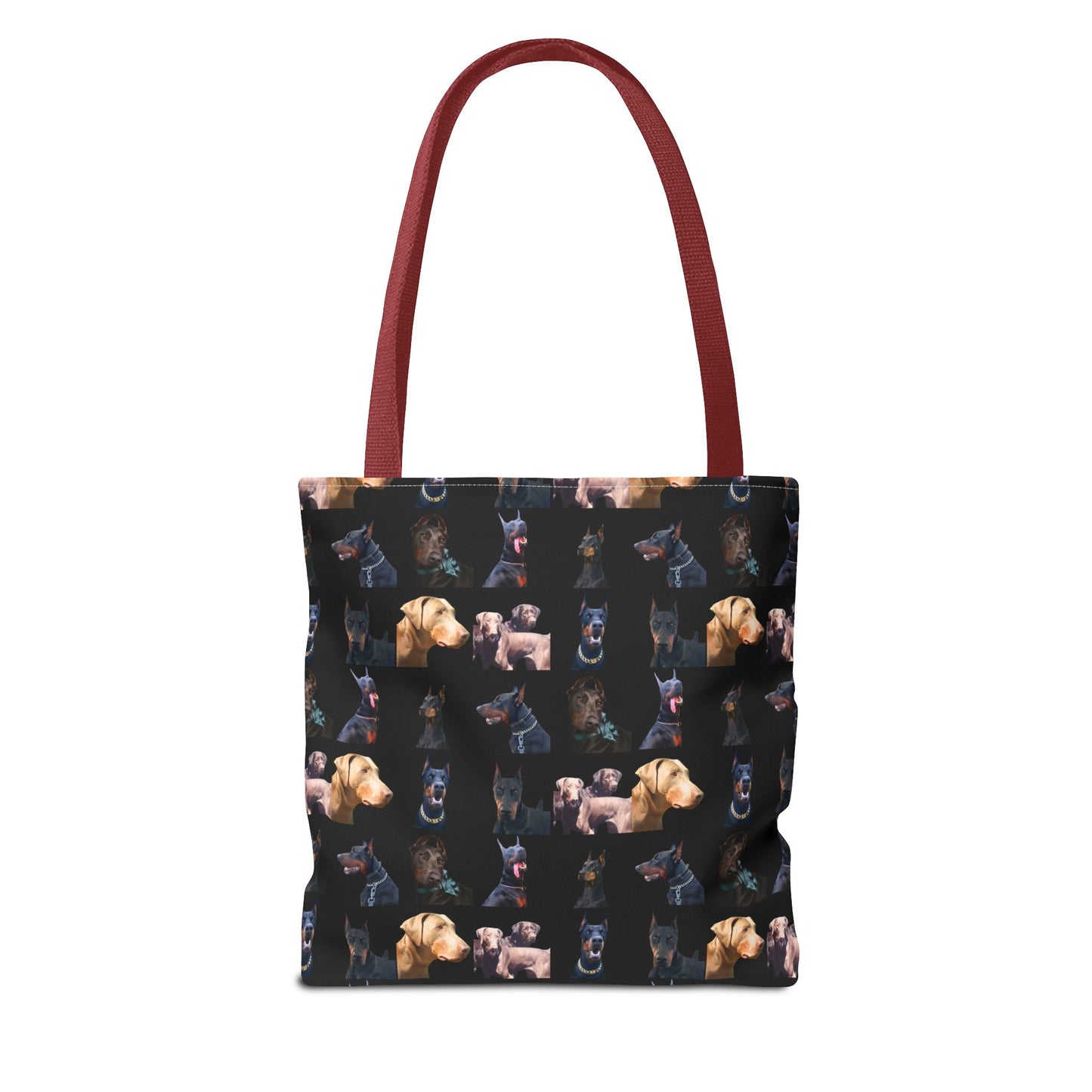 Edition 8 Doberman Model Pattern Black Tote Bag