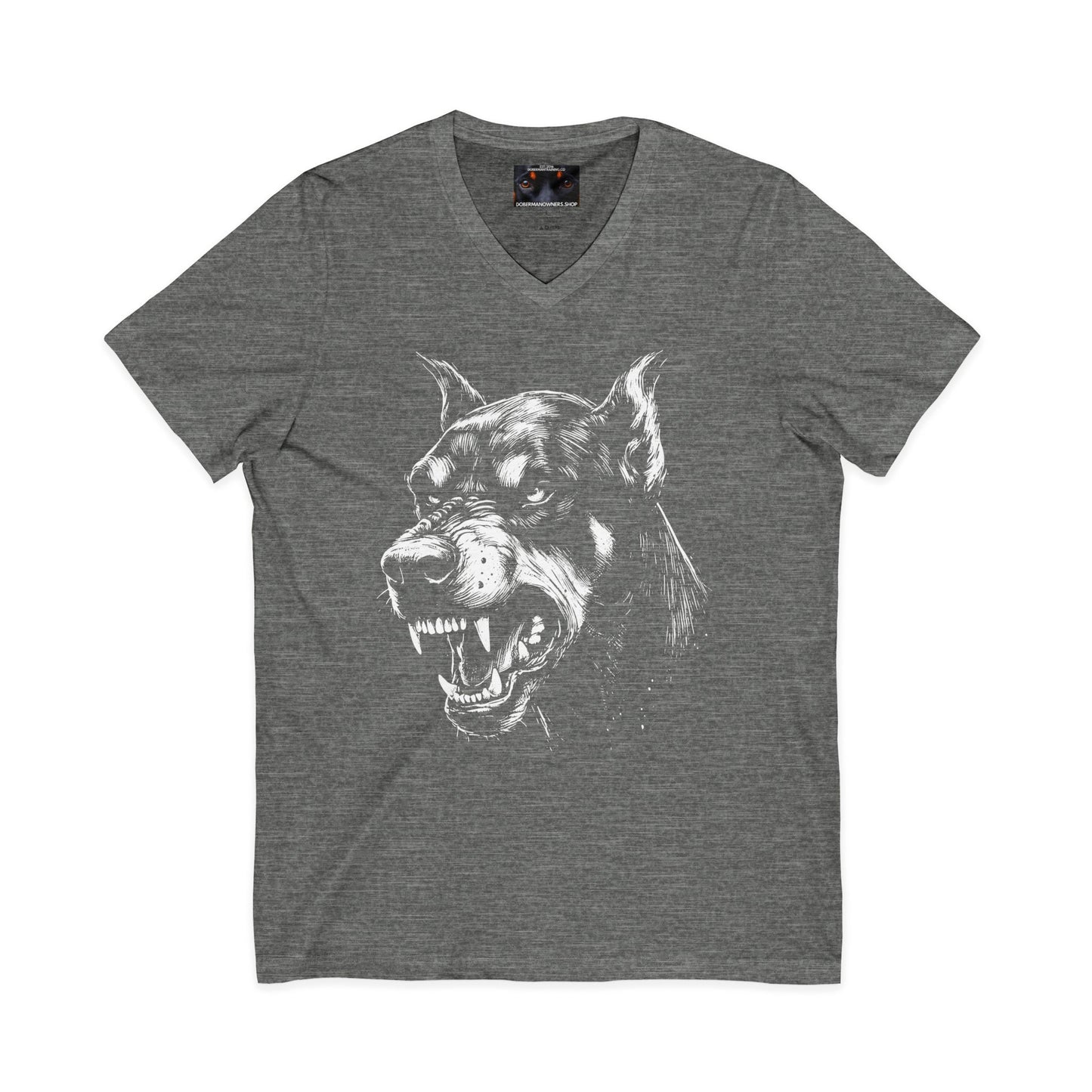 Protect 2 Private Label Unisex Jersey Short Sleeve V-Neck Tee