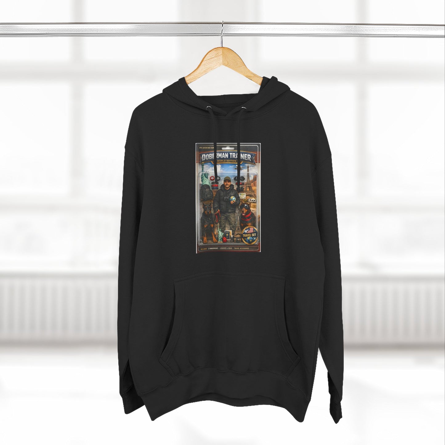 Custom Three-Panel Fleece Hoodie