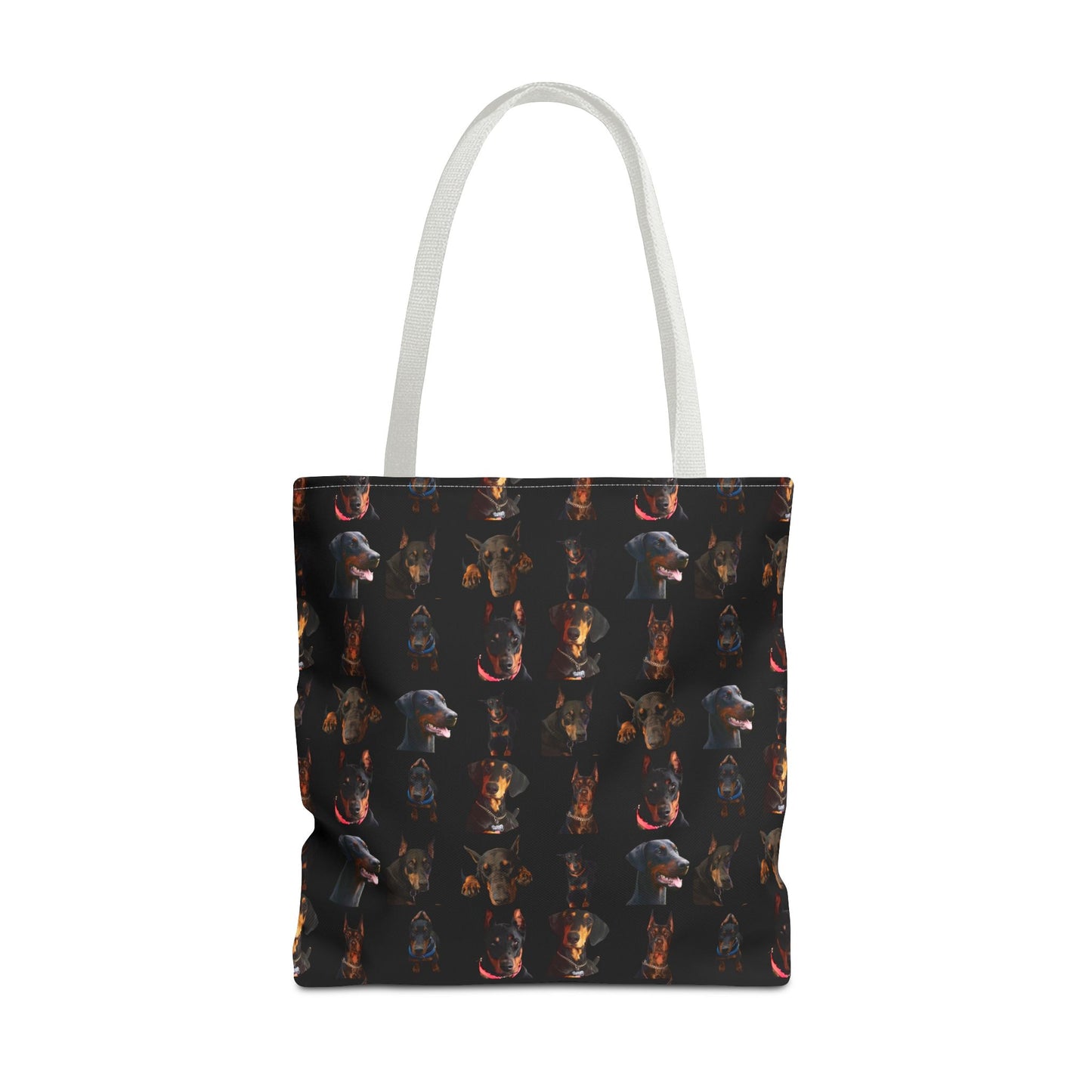 Edition 2 Doberman Model Pattern Black Tote Bag