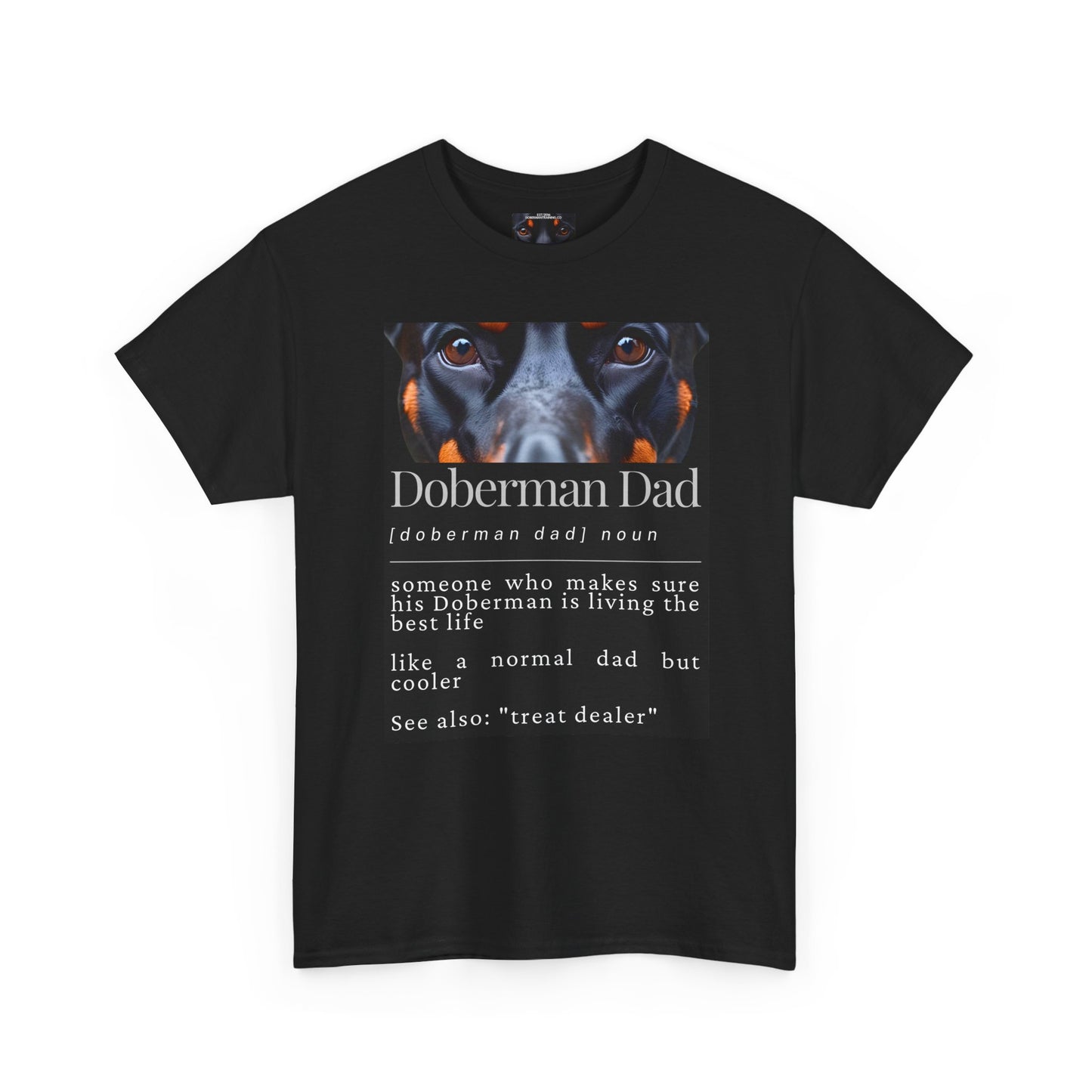Doberman Dad S1 Private Lable Unisex Heavy Cotton Tee