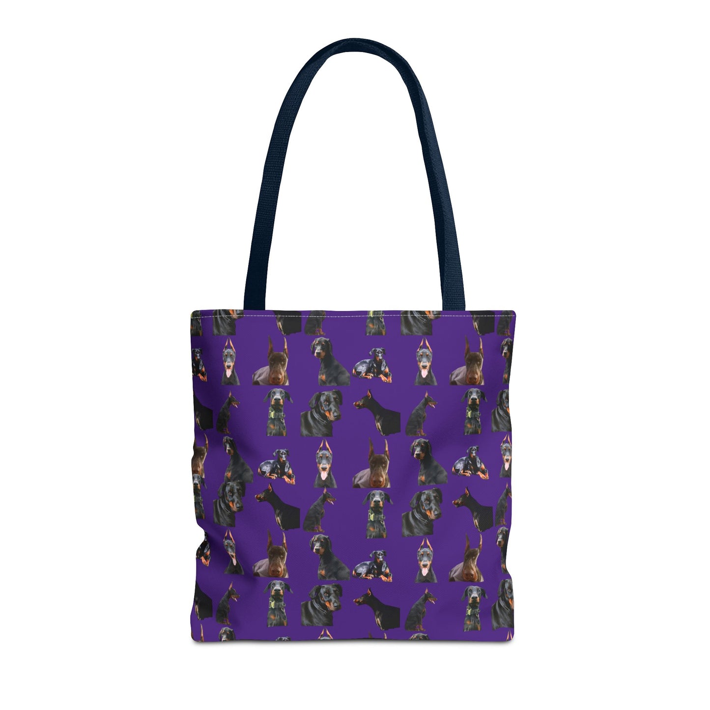 Edition 6 Doberman Model Pattern Purple Tote Bag