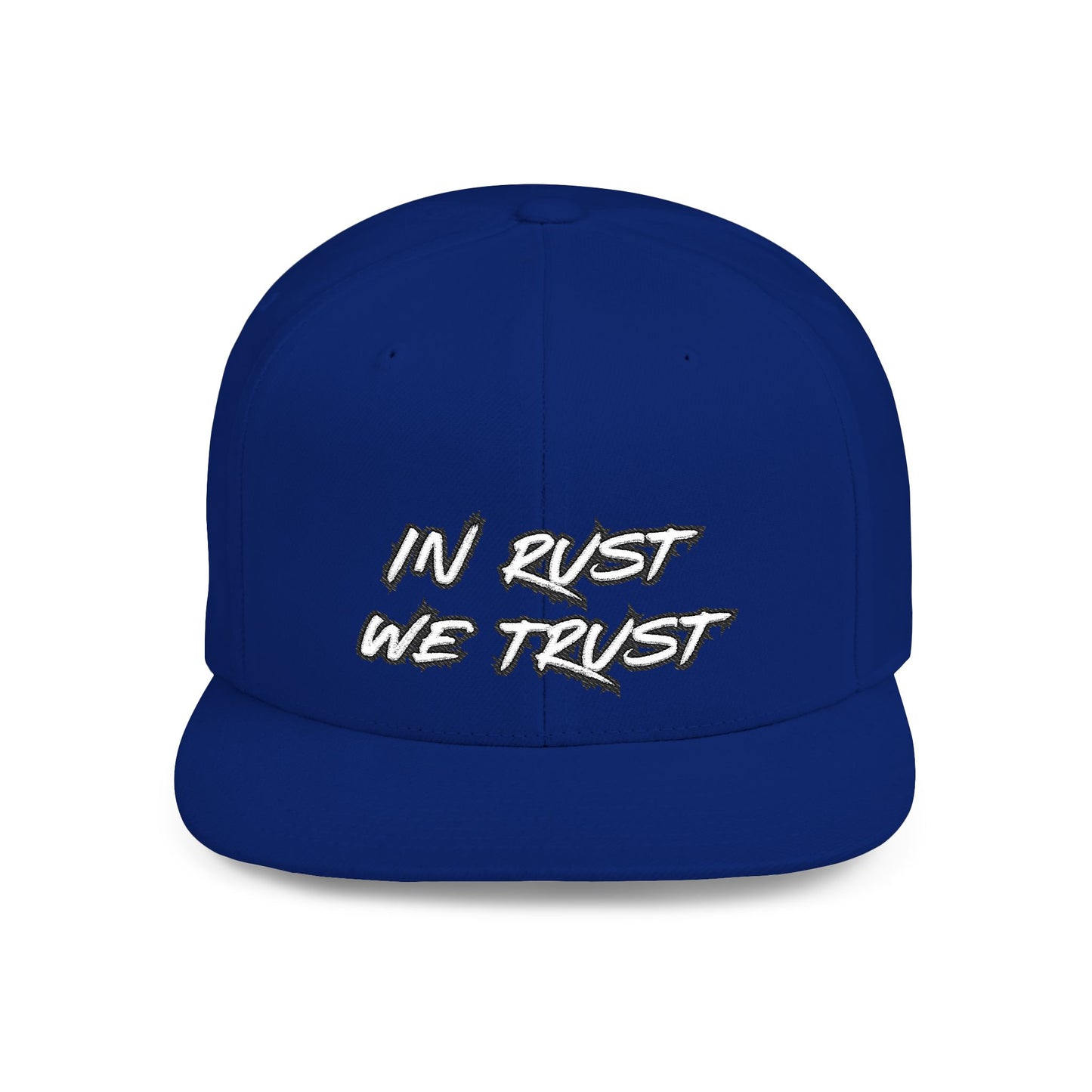 Rust 1 Embroidered Flat Bill Snapback