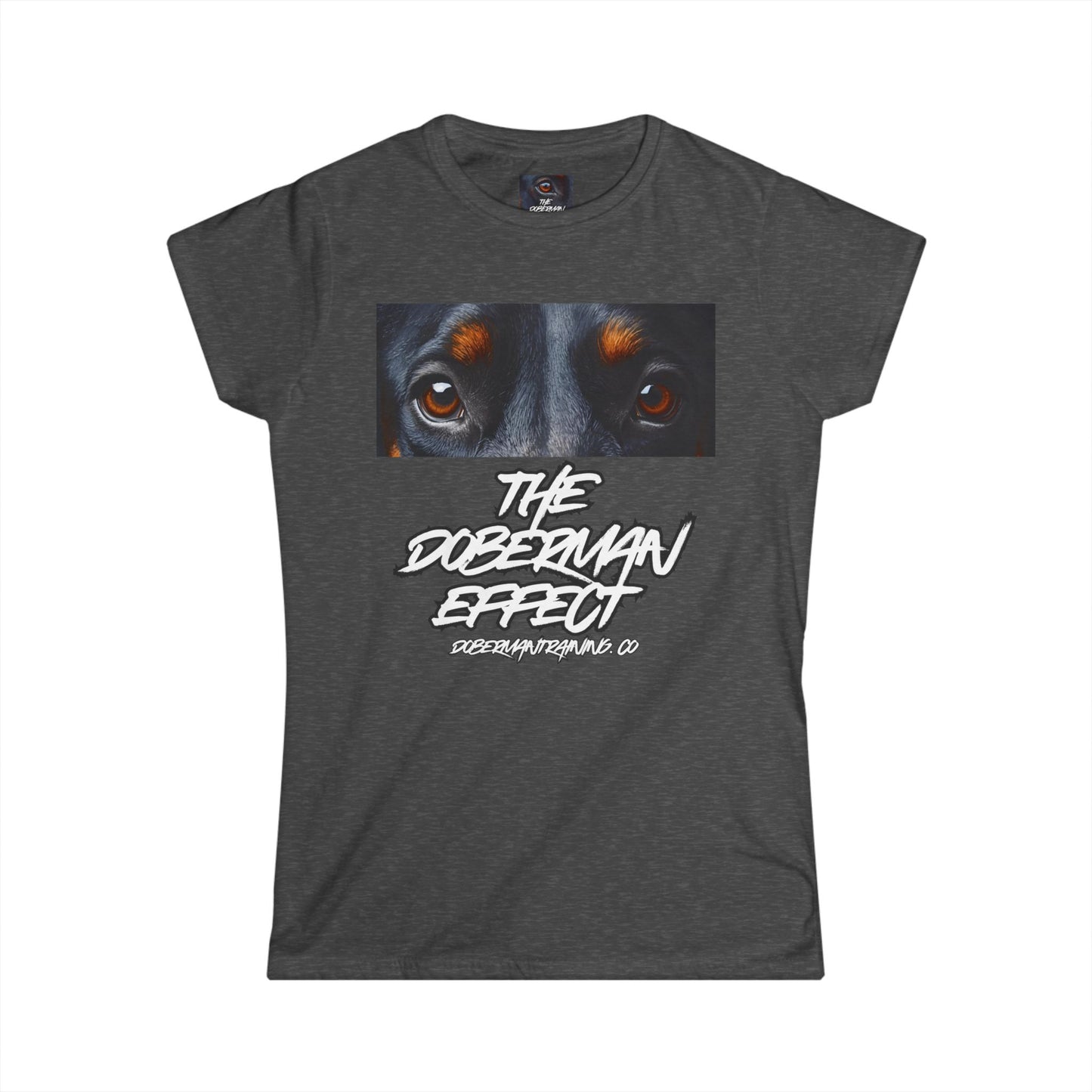 Doberman effect 2 Women's Softstyle Tee