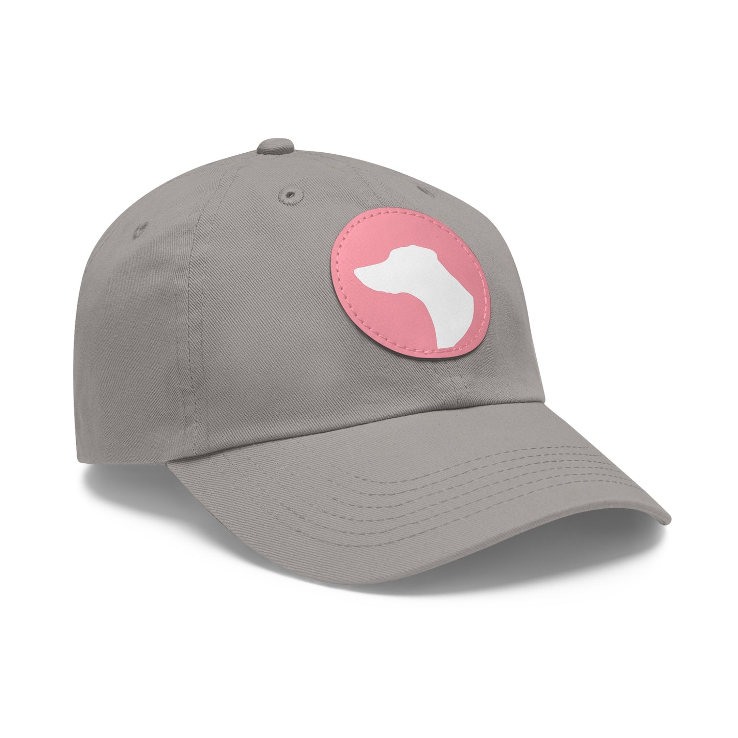 N 1 Dad Hat with Leather Patch (Round)