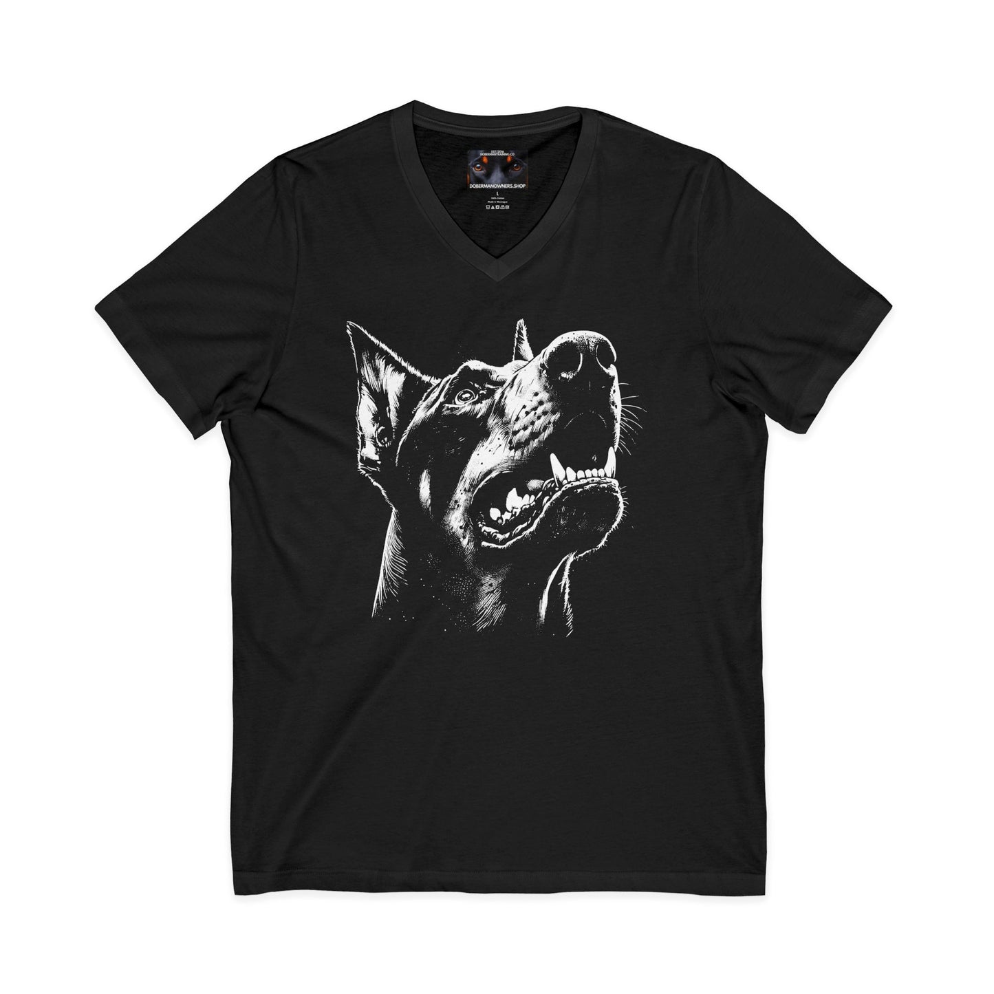 Protect 3 Private Label Unisex Jersey Short Sleeve V-Neck Tee
