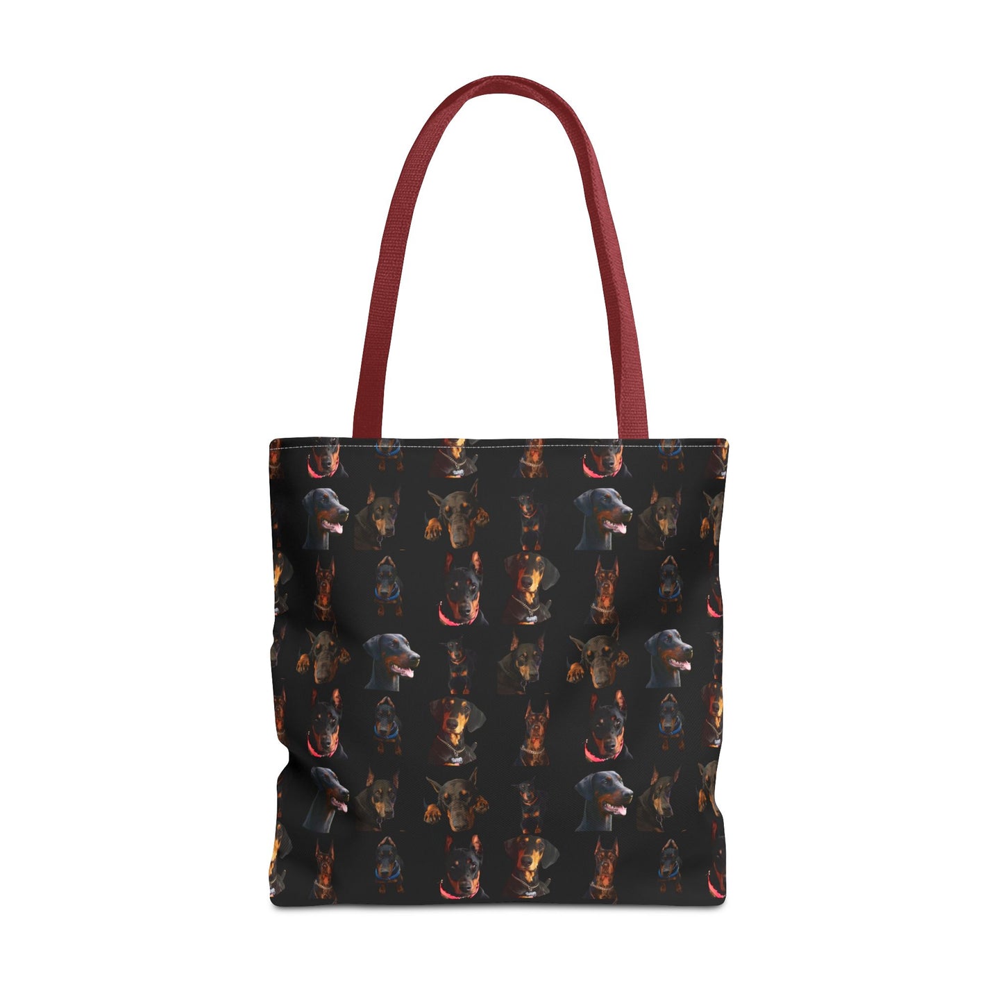 Edition 2 Doberman Model Pattern Black Tote Bag