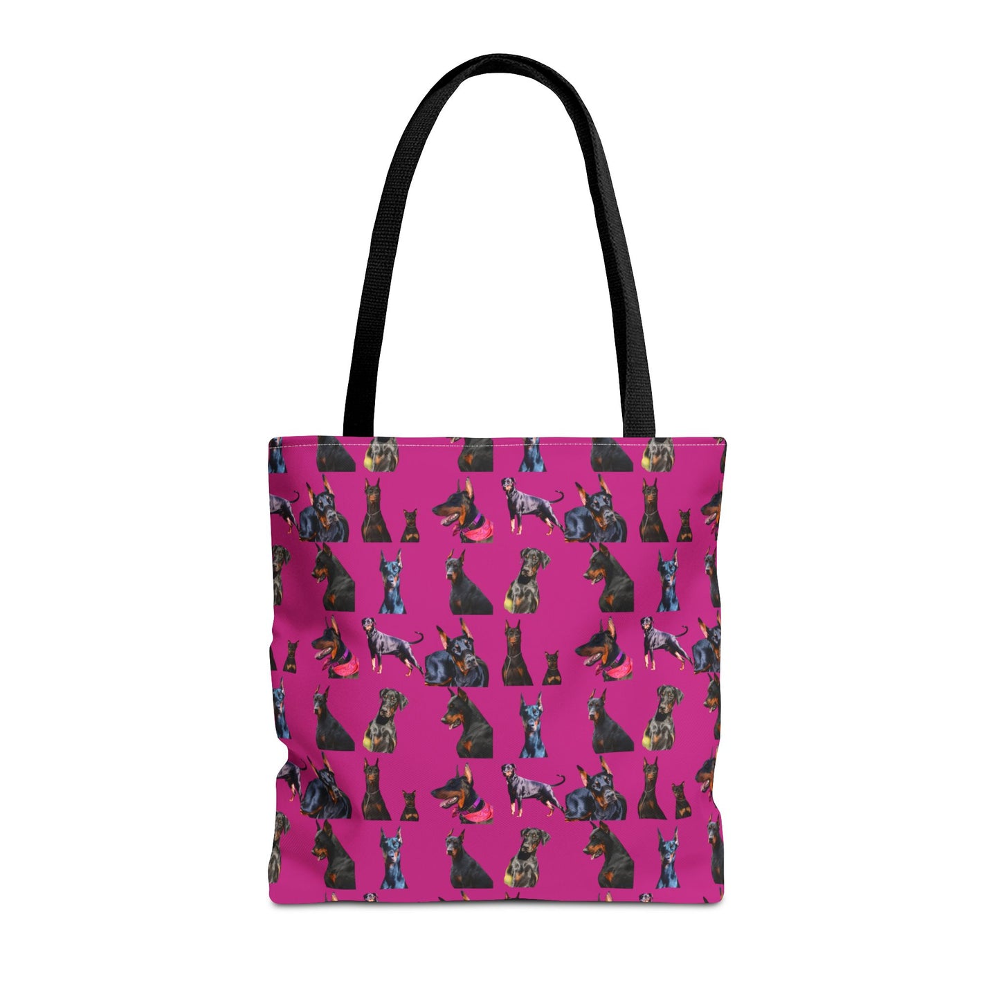 Edition 7 Doberman Model Pattern Pink Tote Bag