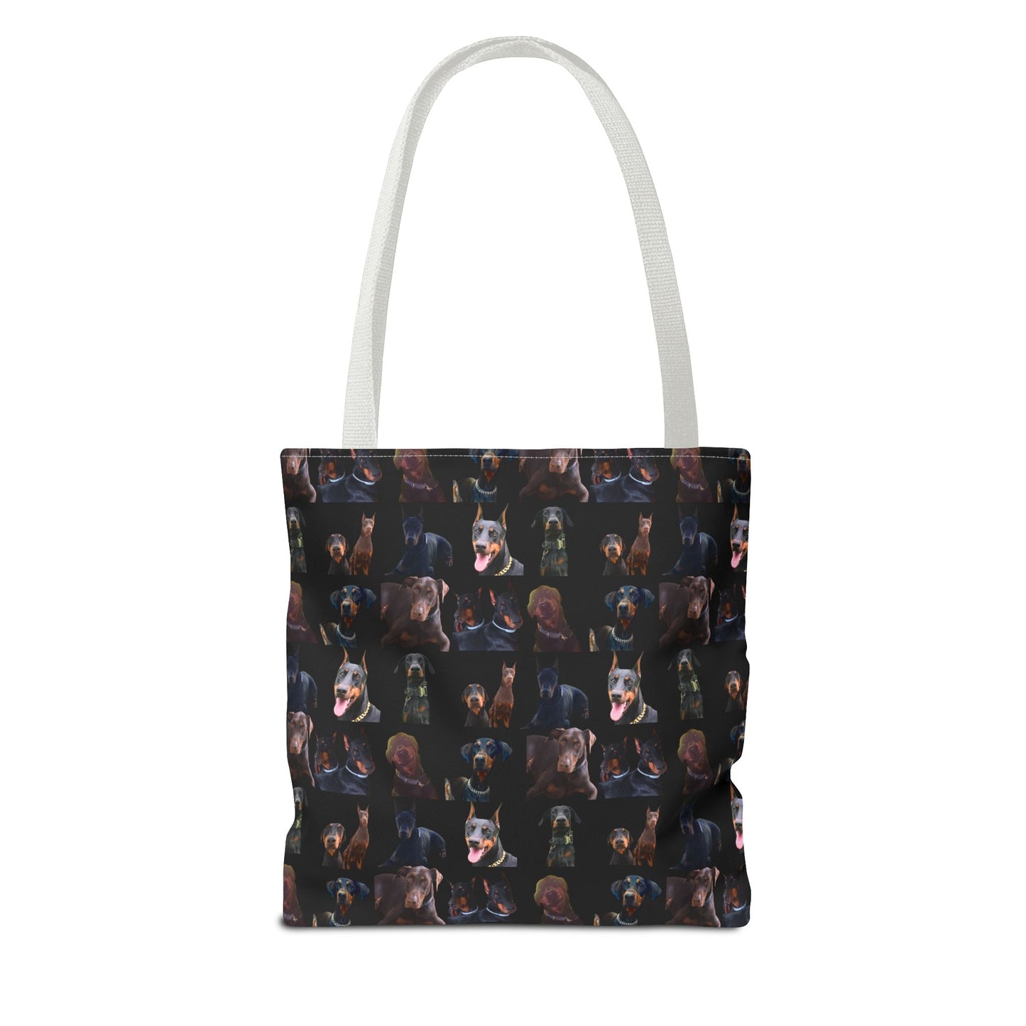 Edition 5 Doberman Model Pattern Black Tote Bag