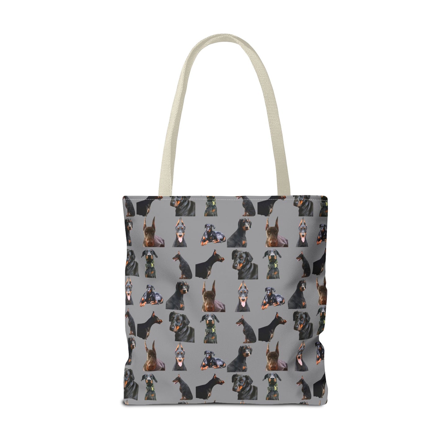 Edition 6 Doberman Model Pattern Gray Tote Bag