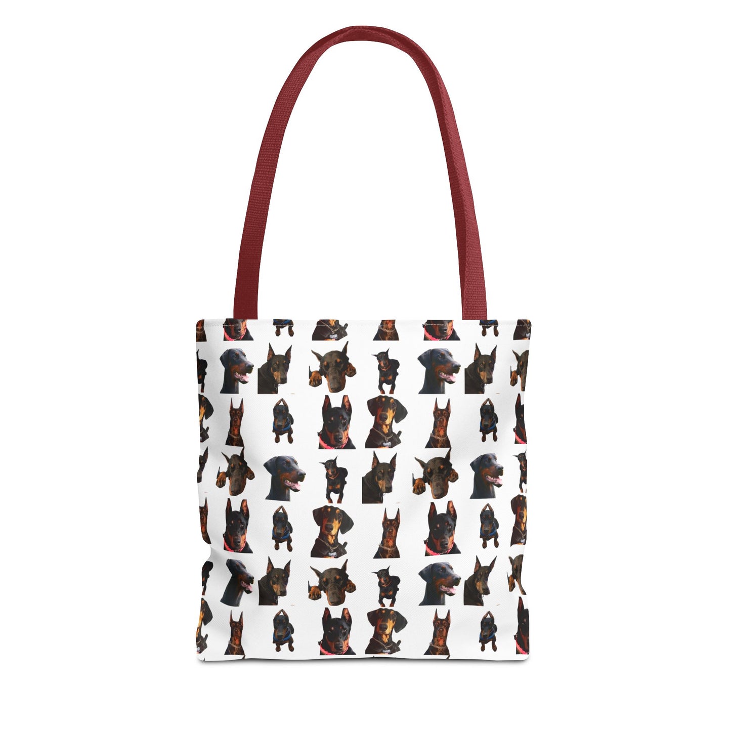 Edition 2 Doberman Model Pattern White Tote Bag