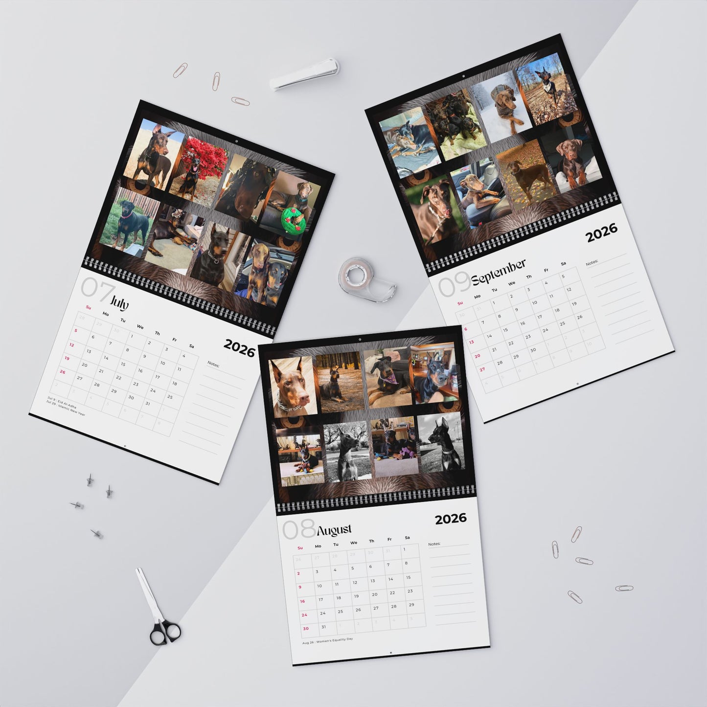 Edition 35 2026 Doberman Calendars