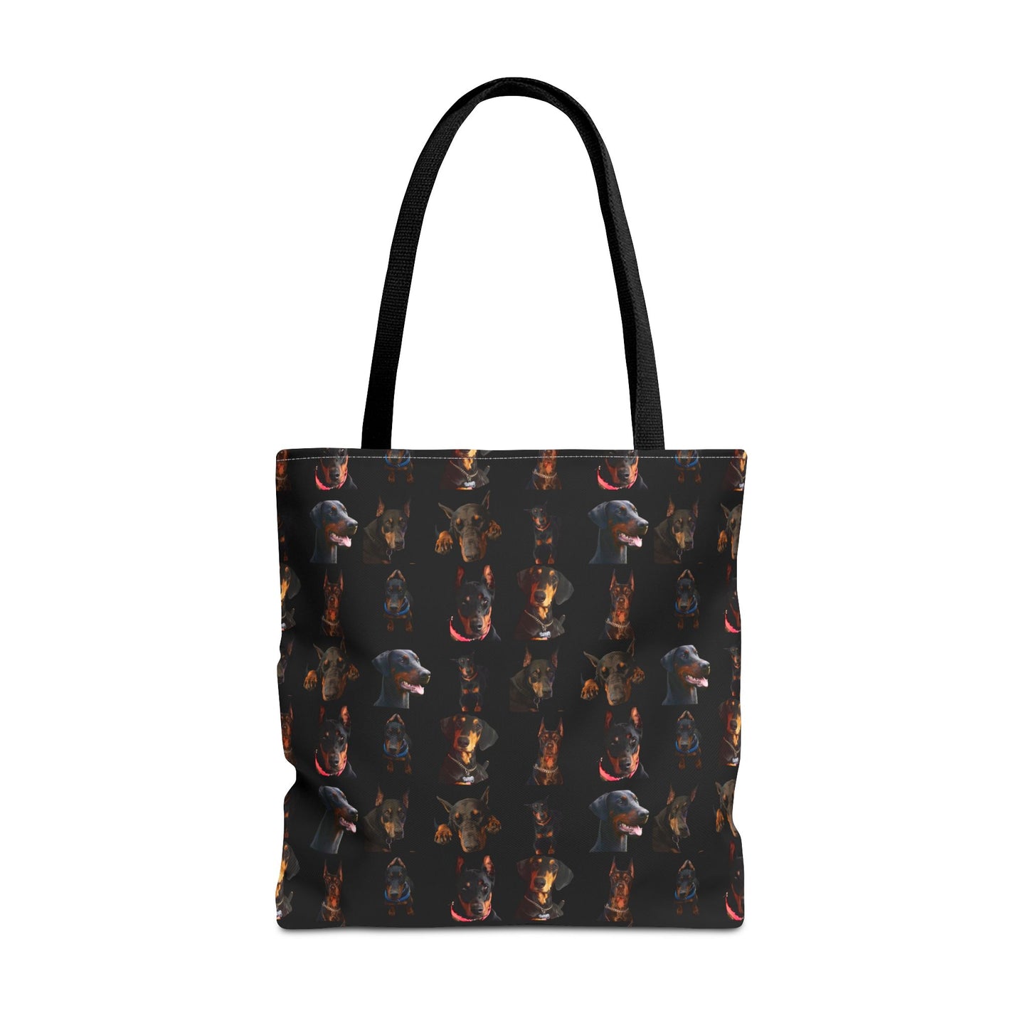 Edition 2 Doberman Model Pattern Black Tote Bag