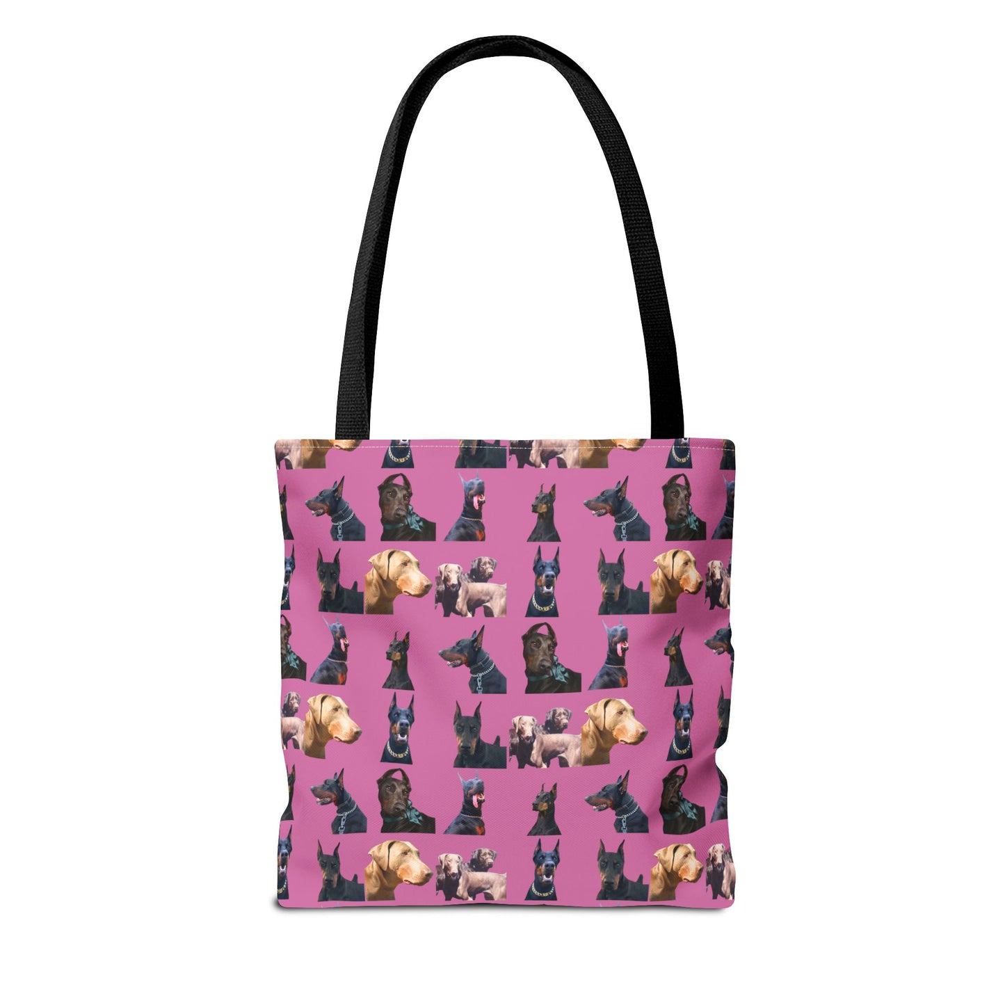 Edition 8 Doberman Model Pattern Light Pink Tote Bag