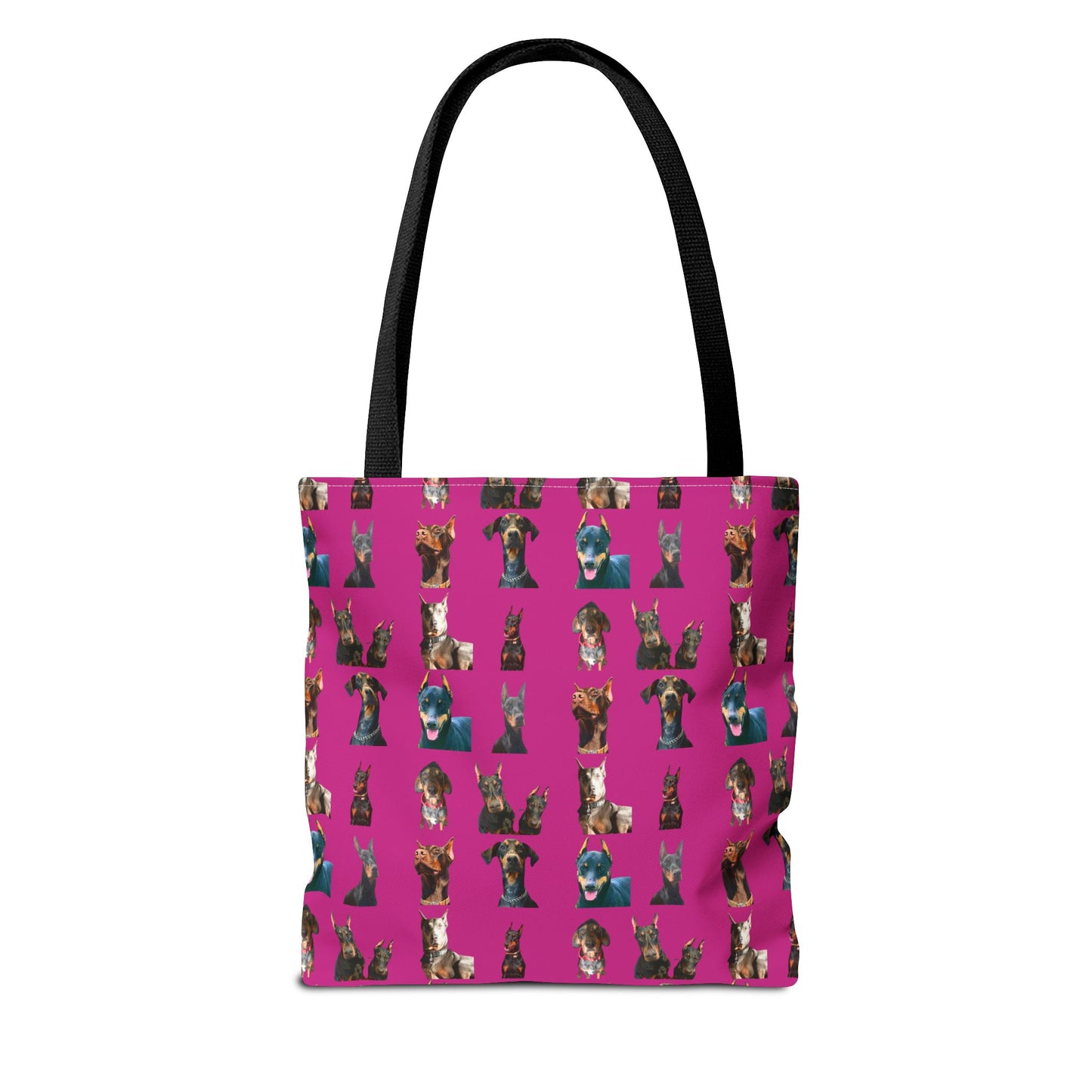 Edition 4 Doberman Model Pattern Pink Tote Bag