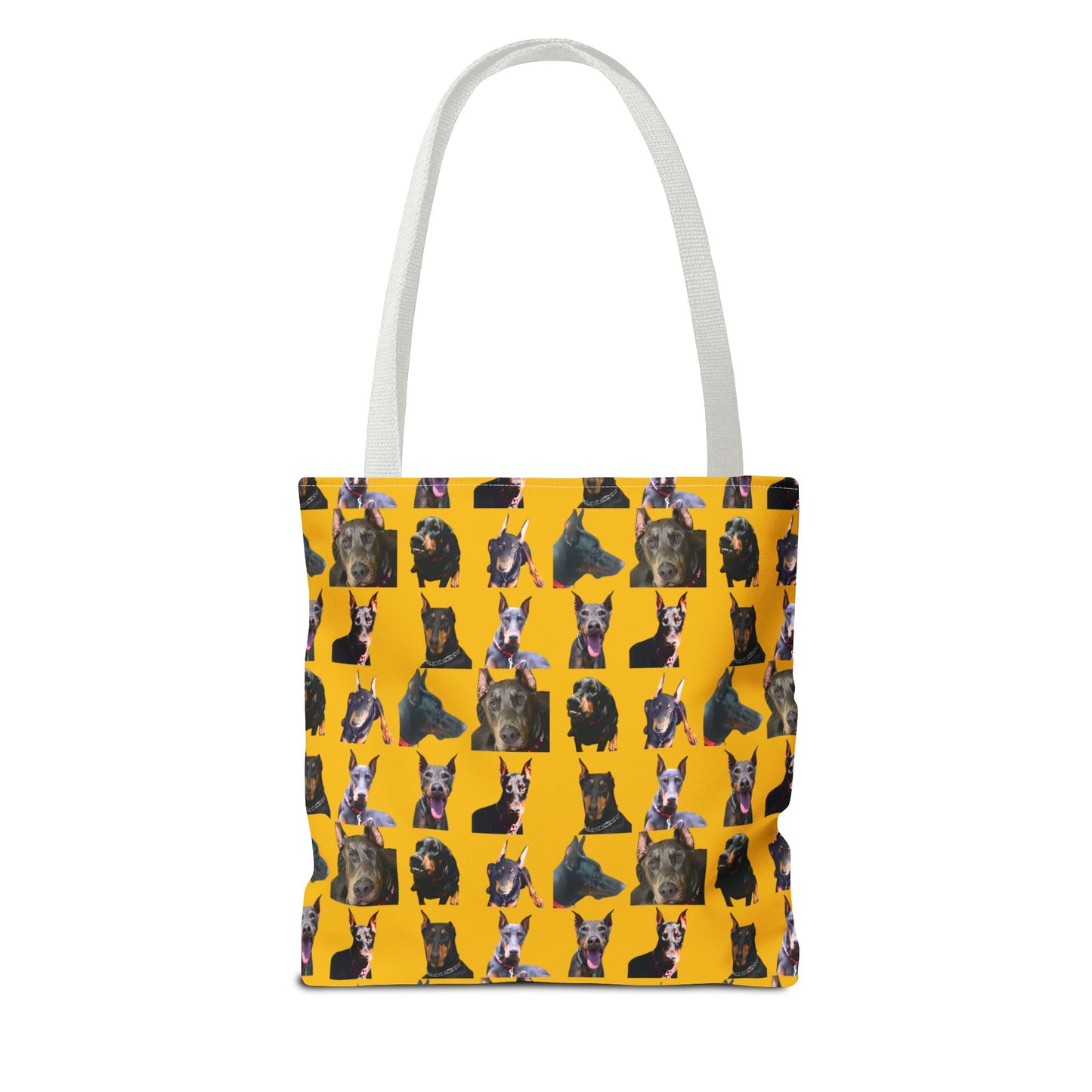 Edition 11 Doberman Model Pattern Yellow Tote Bag