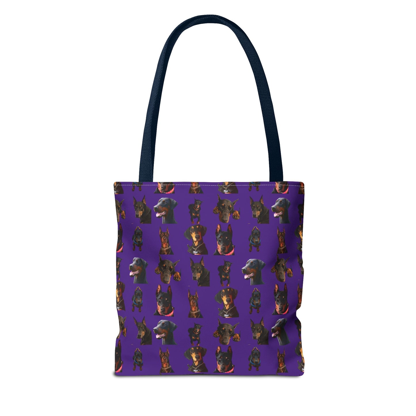 Edition 2 Doberman Model Pattern Purple Tote Bag