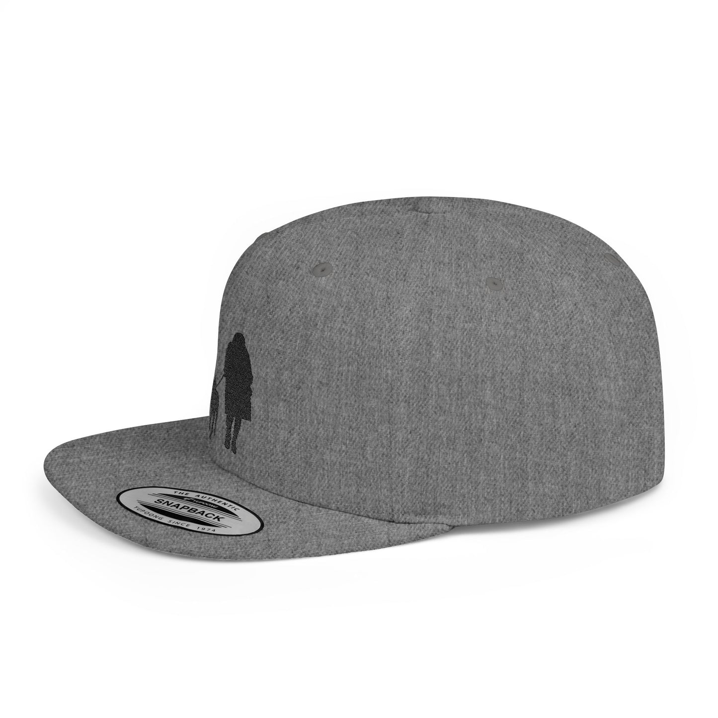 Queen 1 Embroidered Flat Bill Snapback