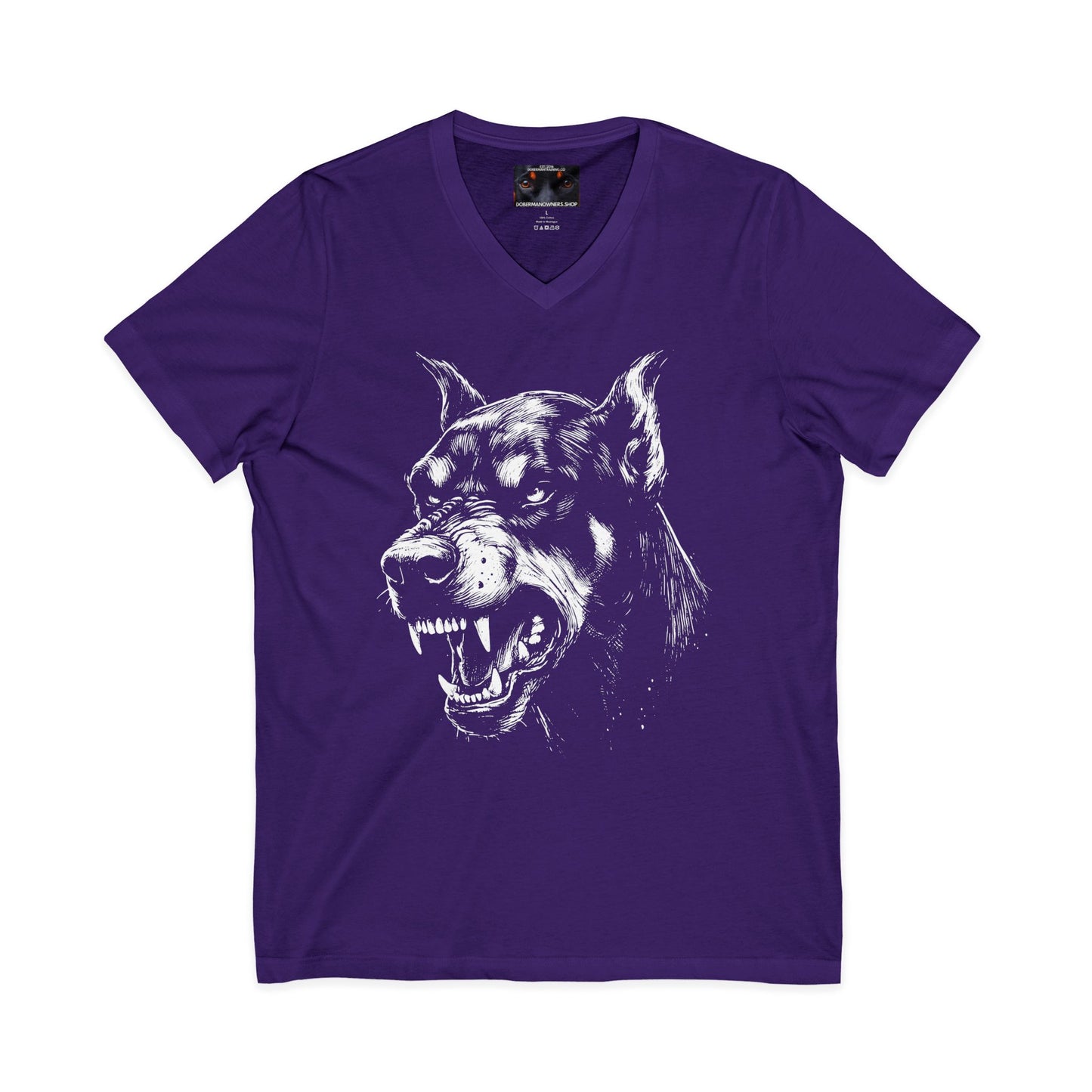 Protect 2 Private Label Unisex Jersey Short Sleeve V-Neck Tee
