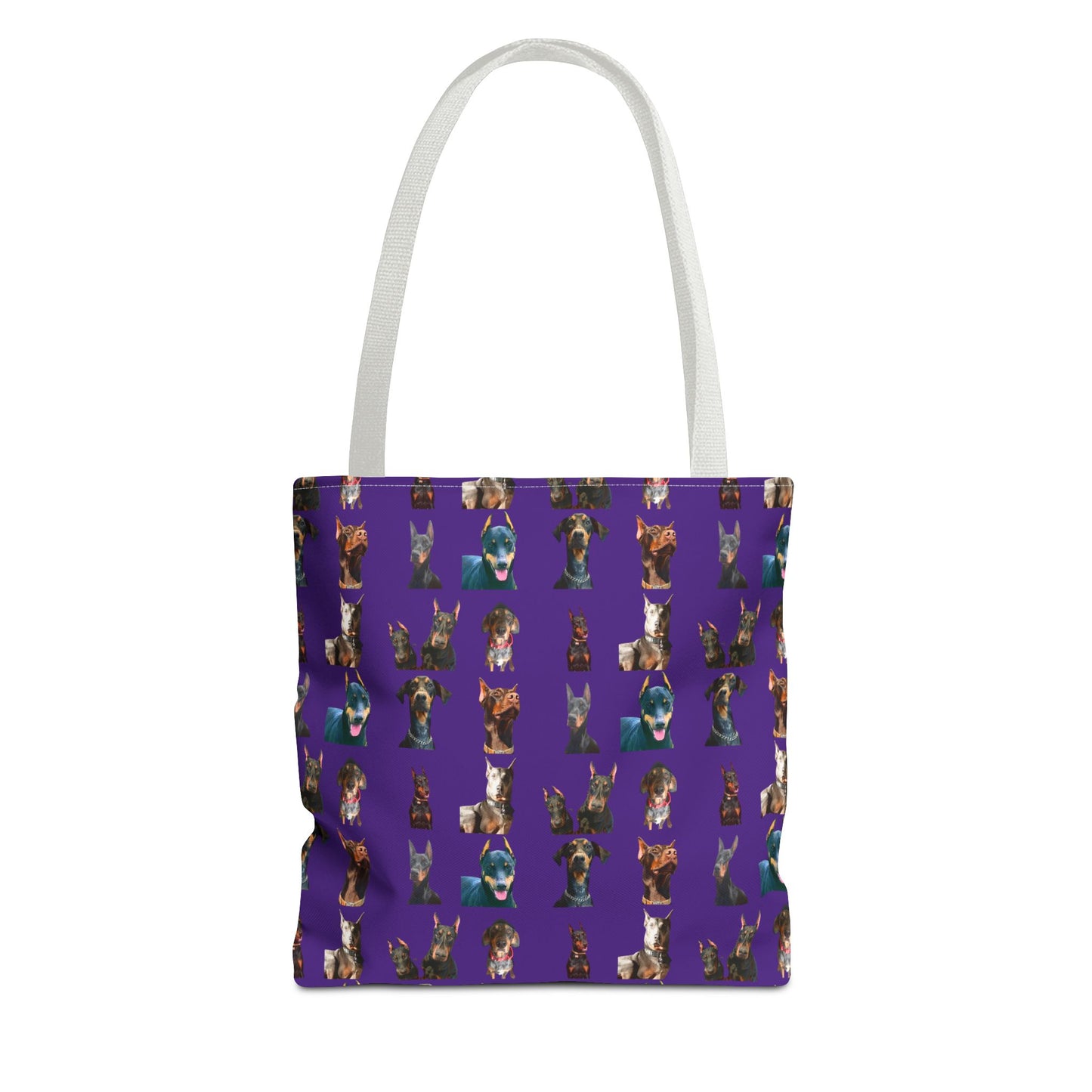 Edition 4 Doberman Model Pattern Purple Tote Bag