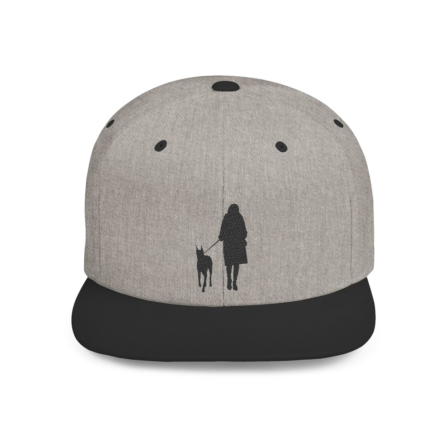 Queen 1 Embroidered Flat Bill Snapback