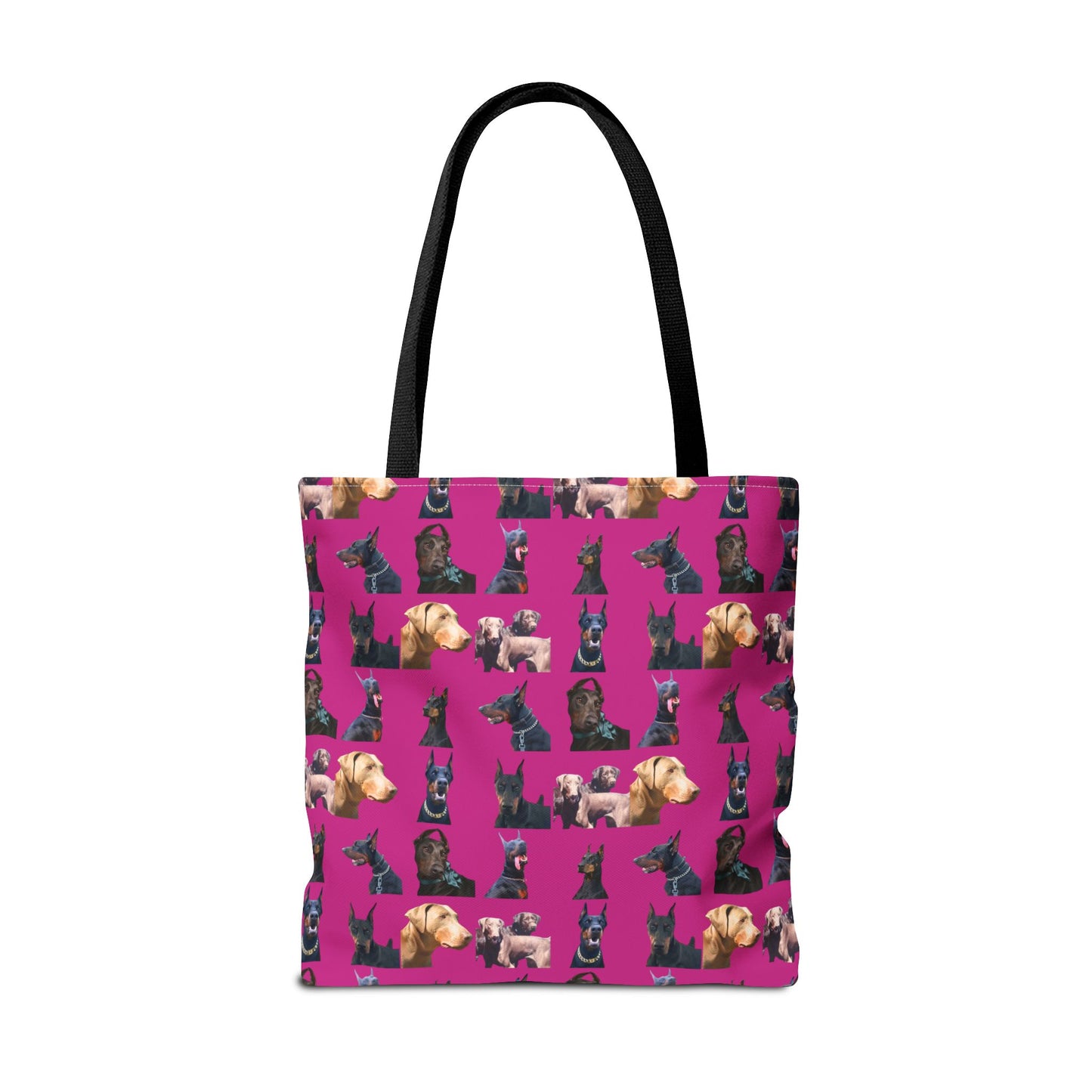Edition 8 Doberman Model Pattern Pink Tote Bag