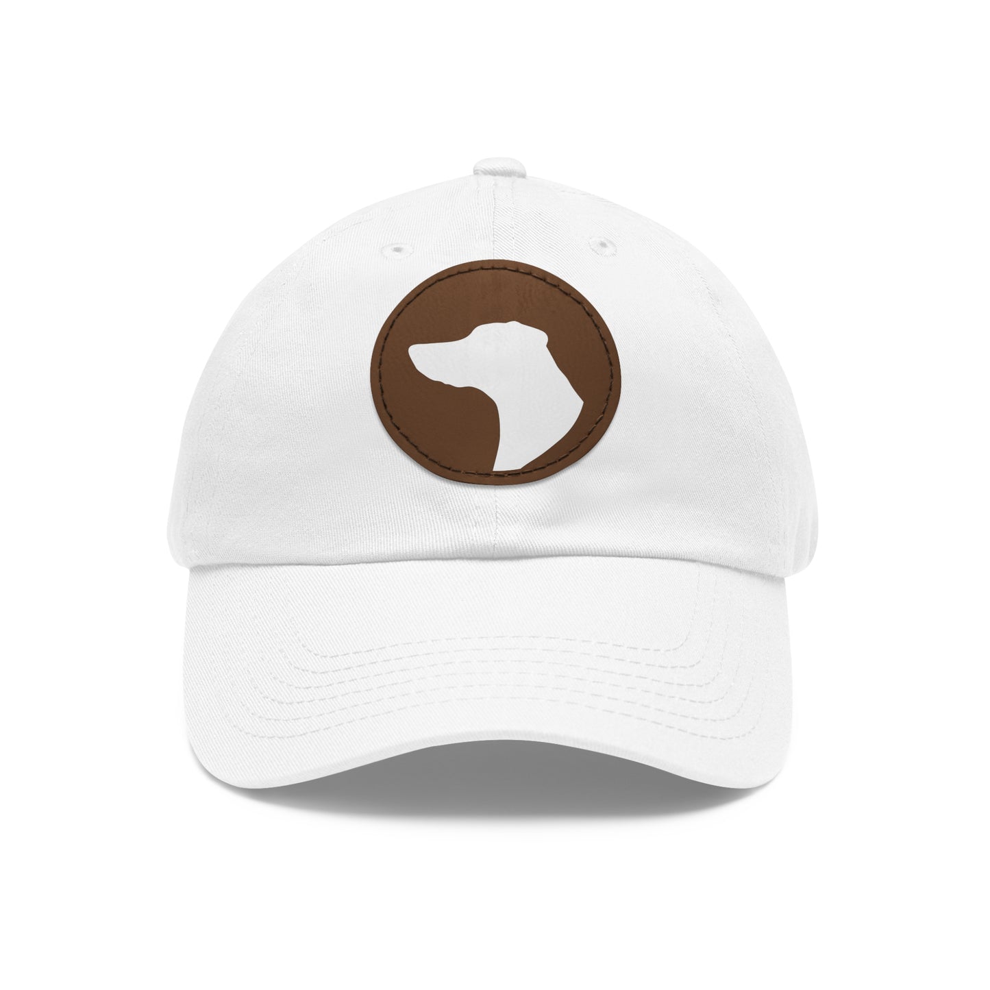 N 1 Dad Hat with Leather Patch (Round)